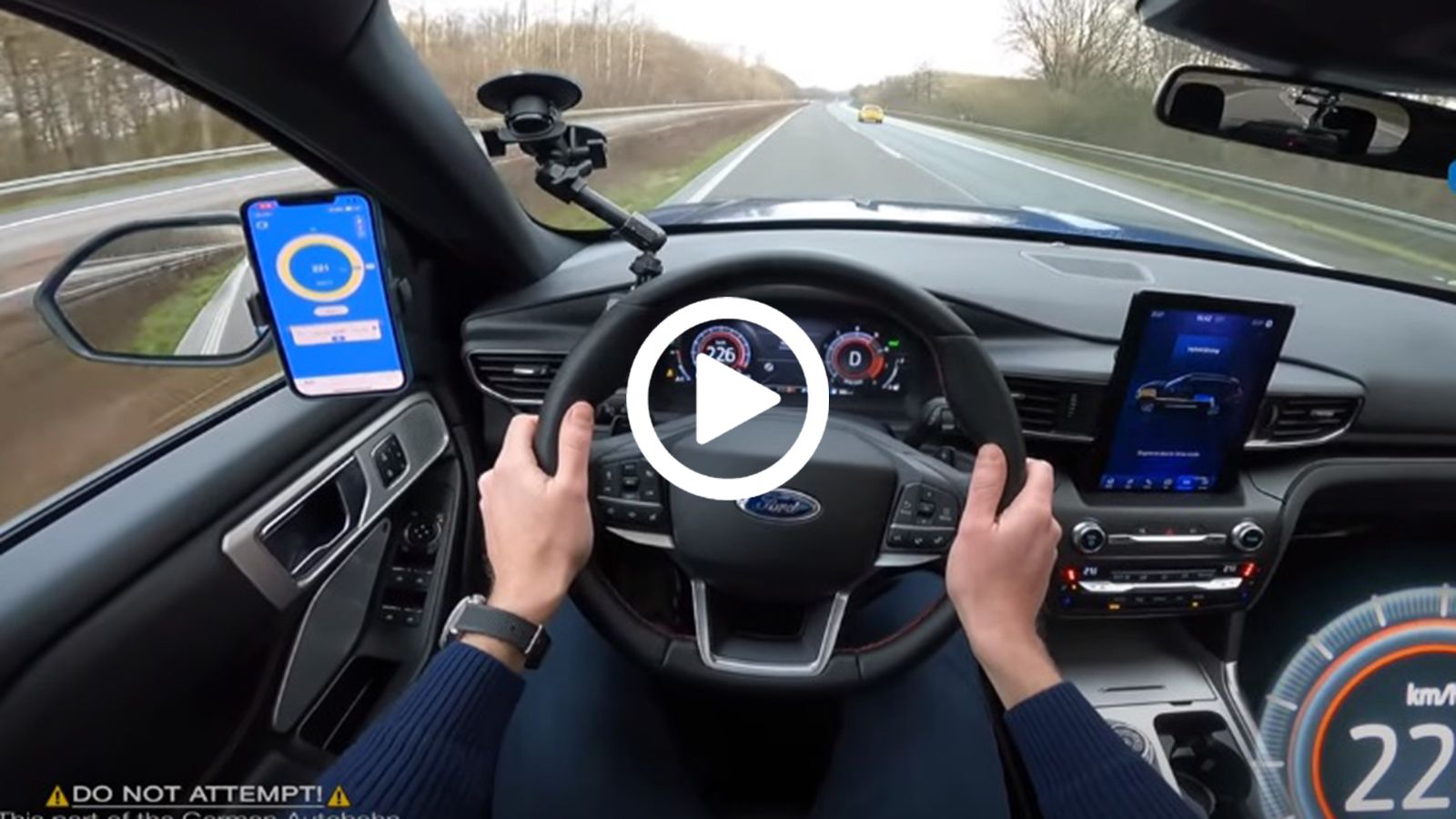 Πώς τα πάει το γιγάντιο Ford Explorer στην Autobahn;