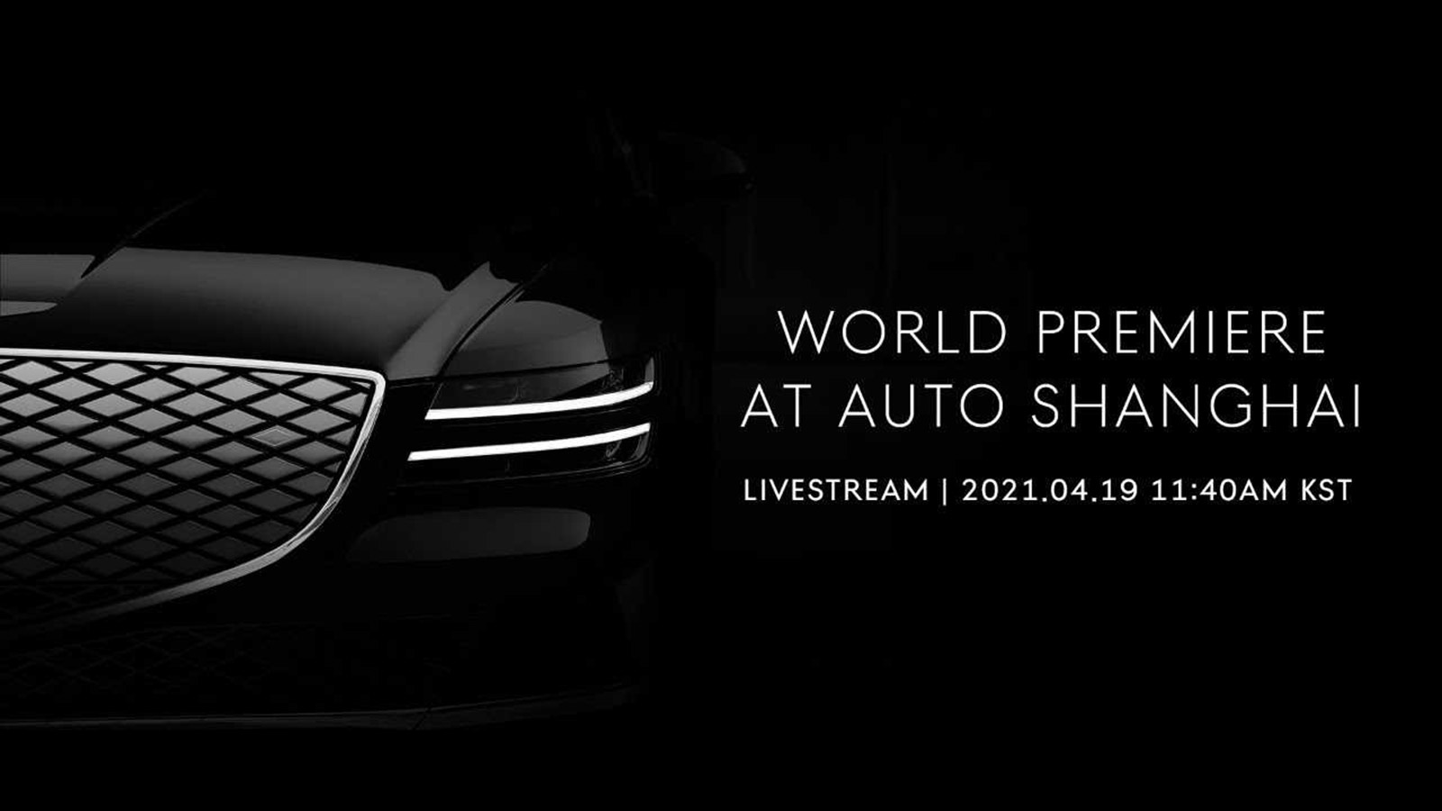 Η teaser εικόνα της Genesis.