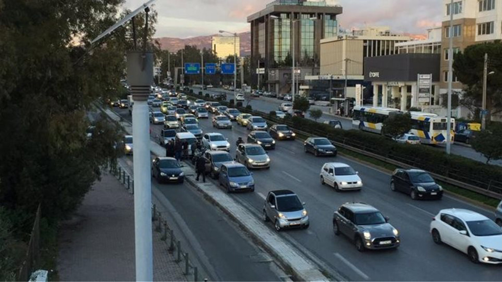 Εργασίες στη Λ. Κηφισίας το Σαββατοκύριακο