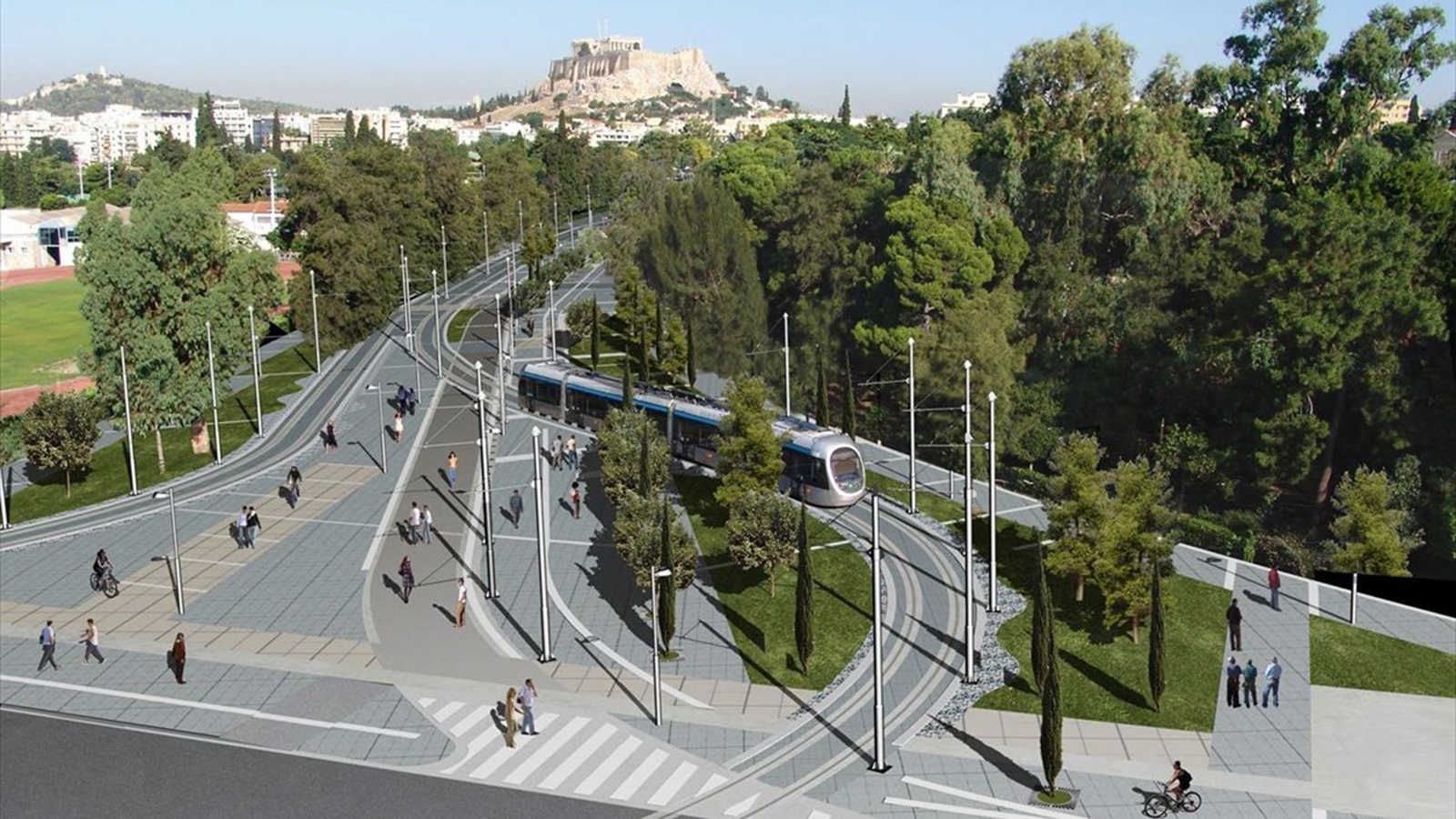 Πεζοδρομείται η Βασιλίσσης Όλγας, «πράσινες» οι Τοσίτσα και Ζωσιμάδων