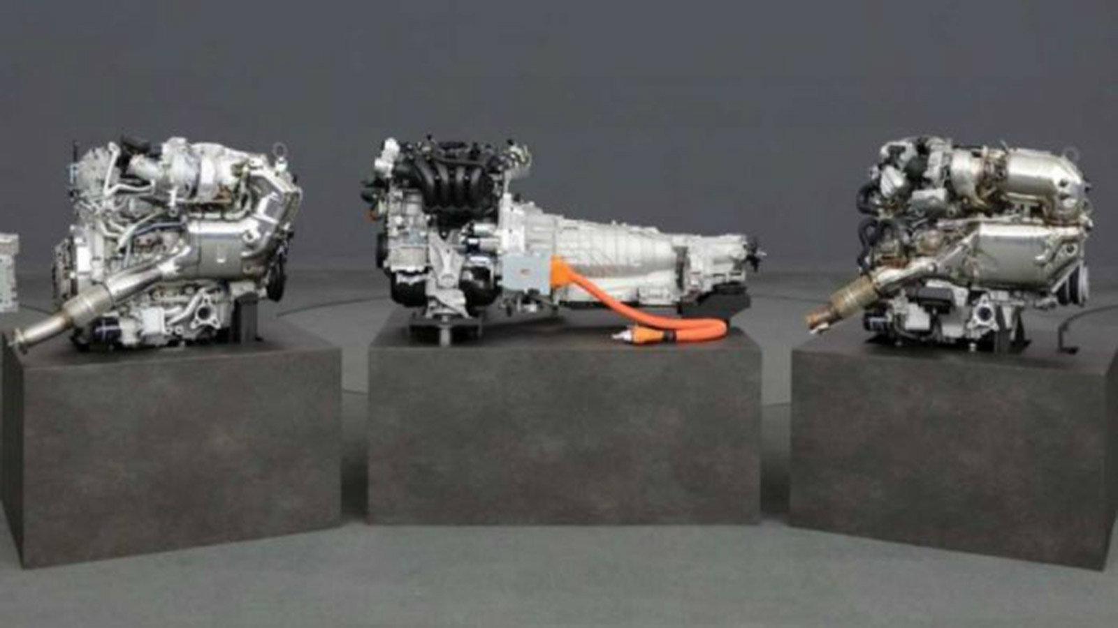 Τα μοτέρ της Mazda από παλαιότερη φωτογραφία που έχει έρθει στο φως της δημοσιότητας.