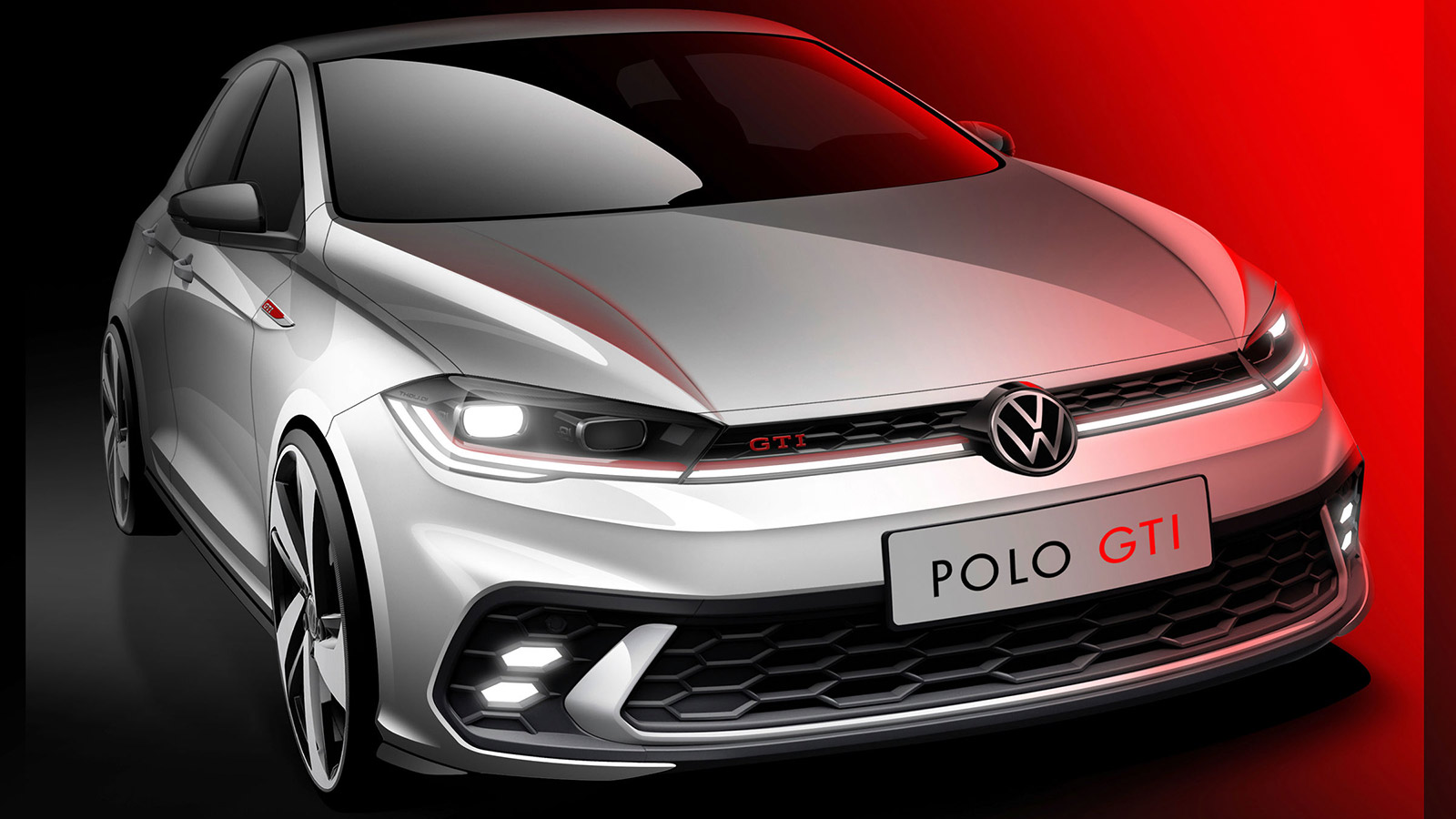 Πρώτο επίσημο σκίτσο του ανανεωμένου VW Polo GTI