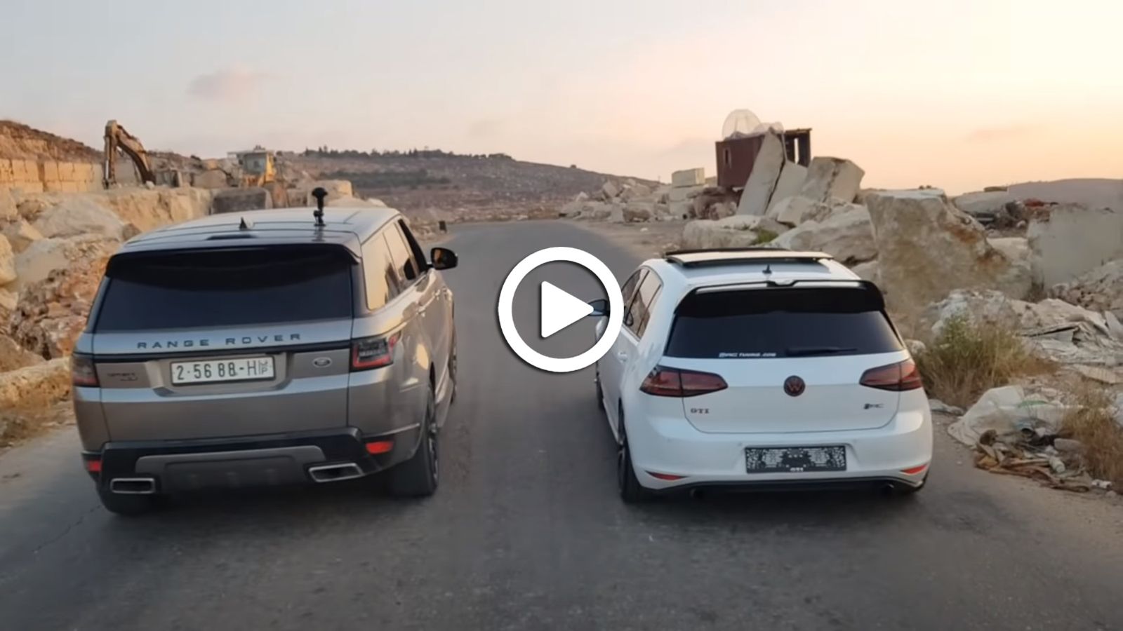 VW Golf GTI Vs Range Rover Sport