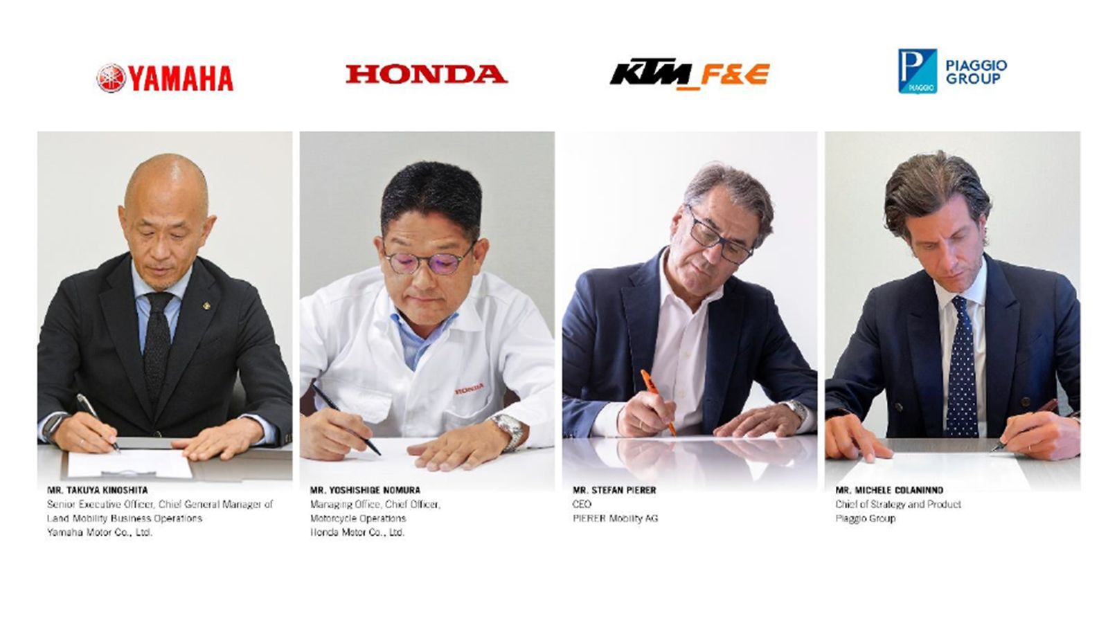 Ηλεκτροκίνηση: Έδωσαν τα χέρια Yamaha-Honda-KTM-Piaggio