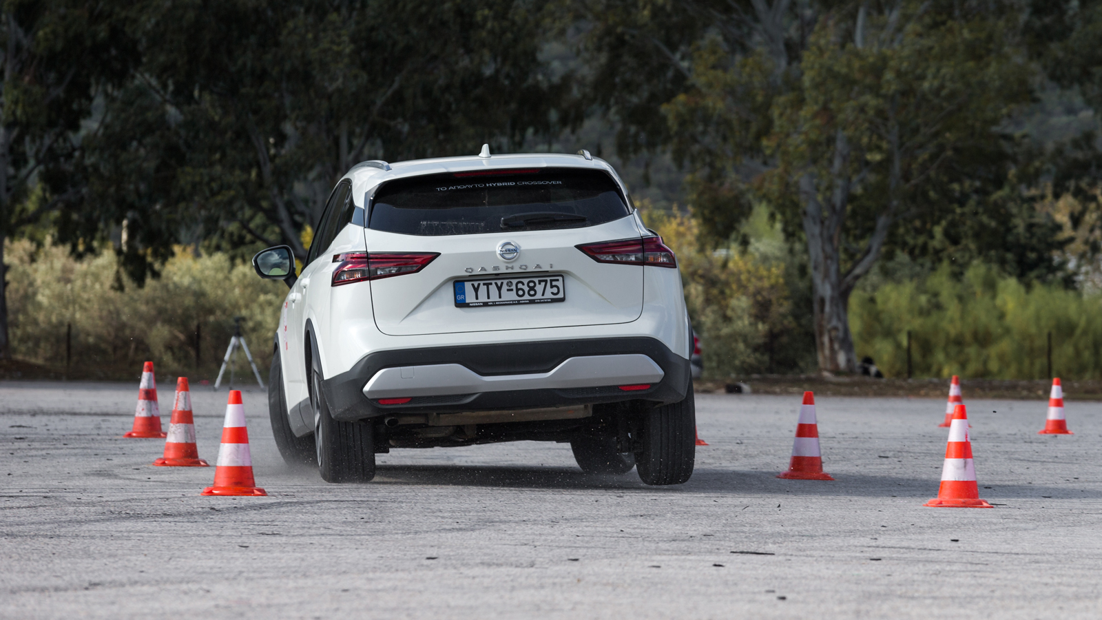 Το νέο Qashqai συνδύασε την αποτελεσματικότητα και τις ασφαλείς αντιδράσεις σε μια οριακή κατάσταση. Σχεδόν άριστα για την 3η γενιά του SUV της Nissan