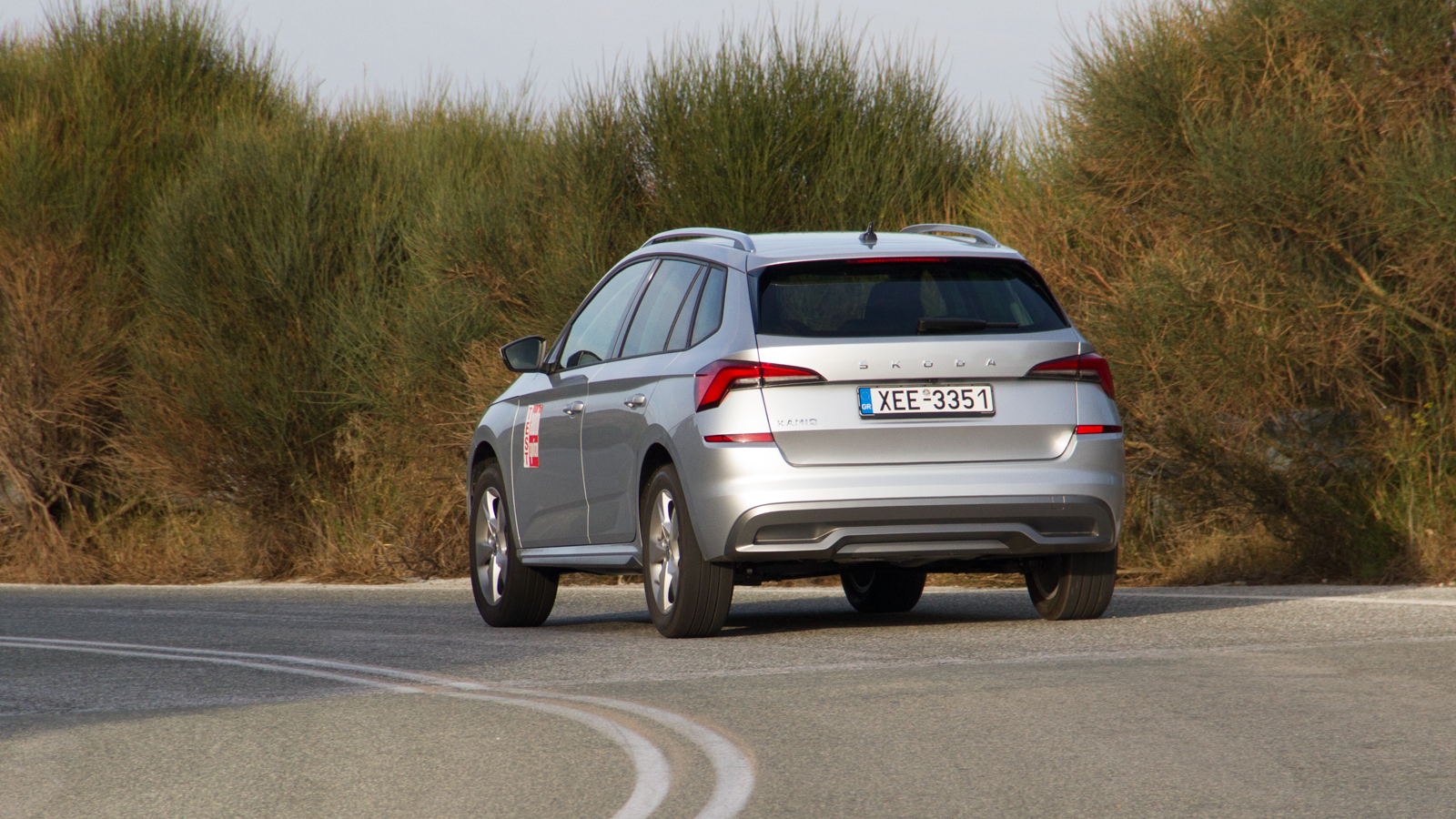 Στην διαδικασία πλήρους ακινητοποίησης το Skoda Kamiq 1,5 TSI 150 PS DSG «κοκκάλωσε» μόλις στα 36 μέτρα, νούμερο ενδεικτικό για την ποιότητα των προδι
