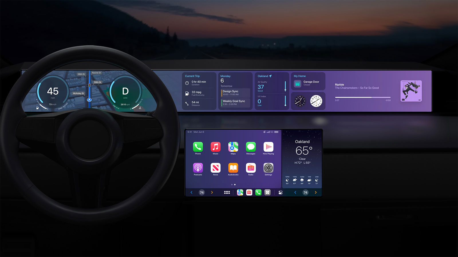 Το νέο Apple CarPlay θα ελέγχει infotainment και πίνακα οργάνων 