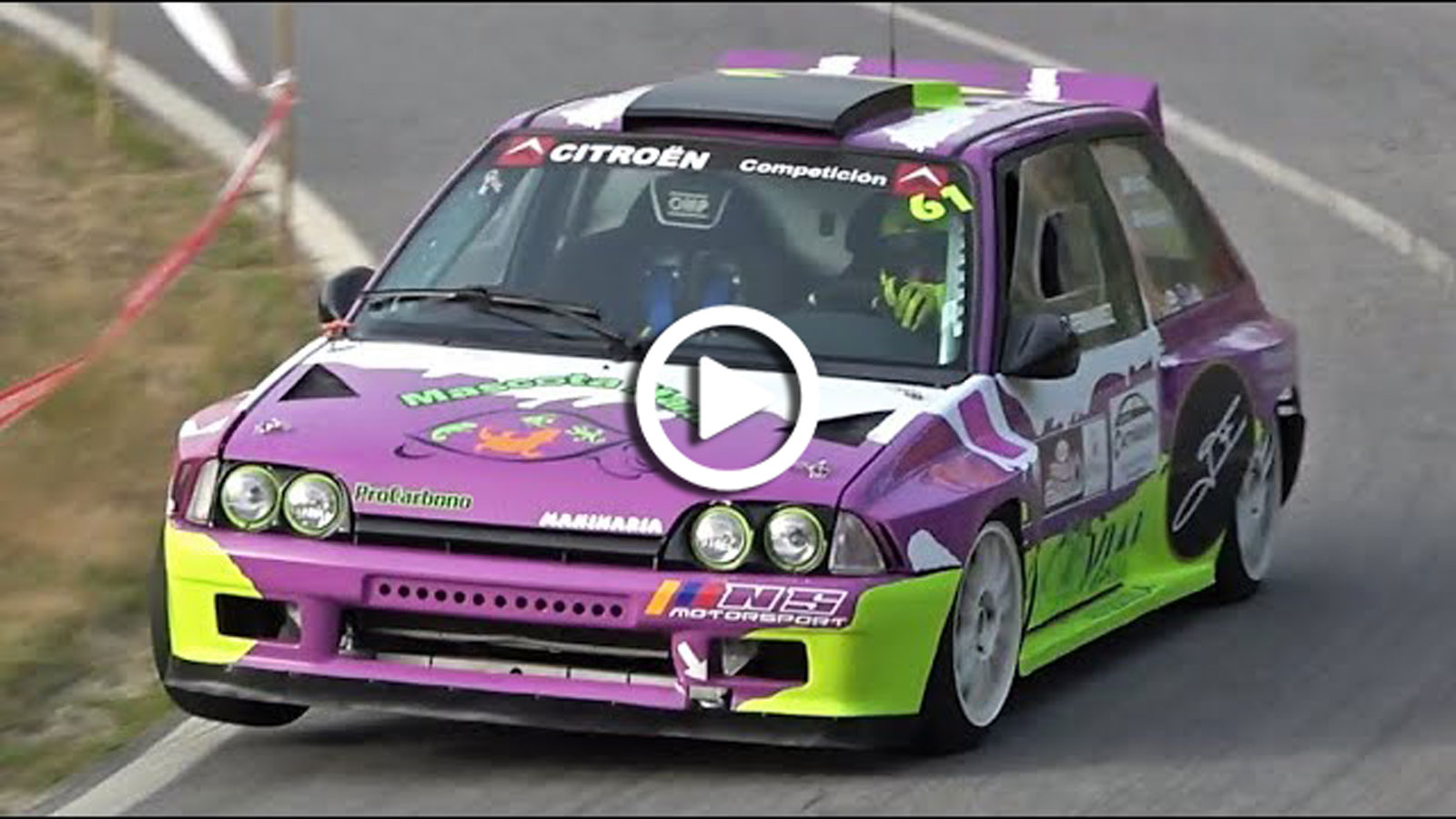 Citroen AX «τρομοκράτης» με μοτέρ Honda CBR 1000RR