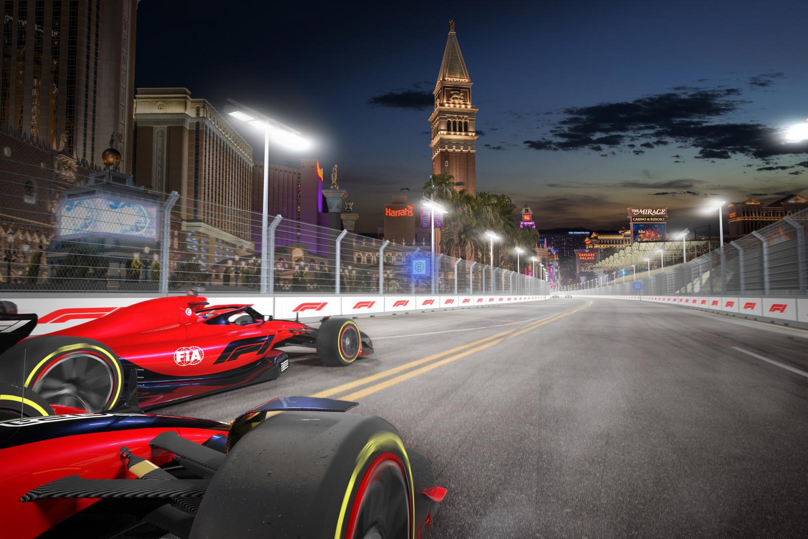 Στο Las Vegas το 2023 η F1 σε βραδινό αγώνα «ζωγραφιά»