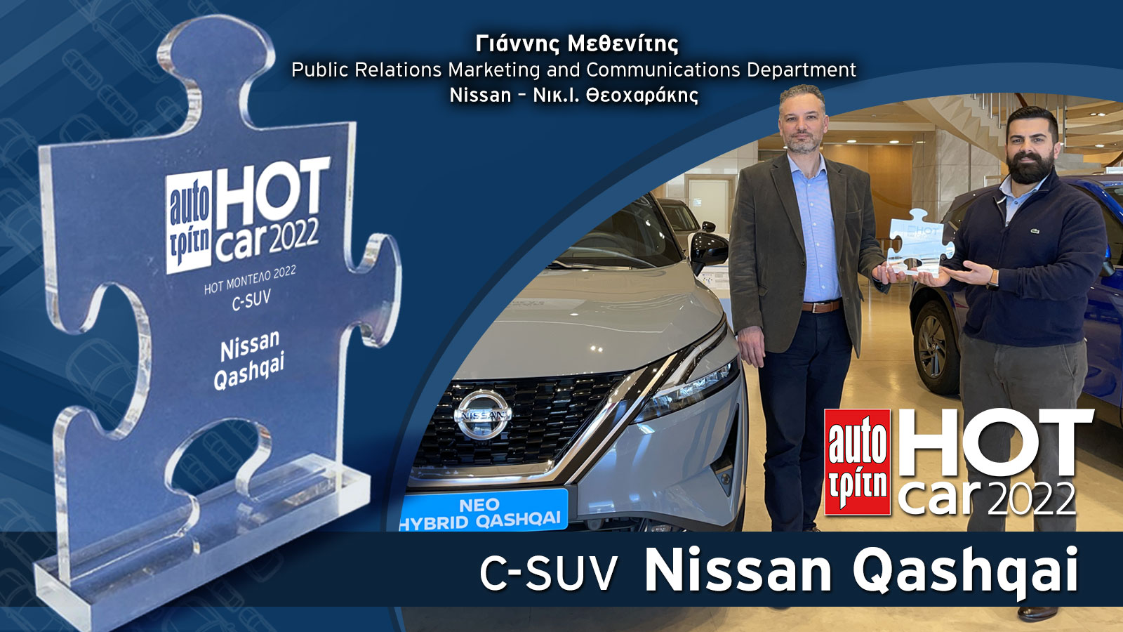 Τα C-SUV είναι η πιο hot κατηγορία, βάσει της ψηφοφορίας, και το ολοκαίνουργιο Nissan Qashqai είναι το Hot Car 2022 σε αυτή την κλάση! Κονταροχτυπήθηκ