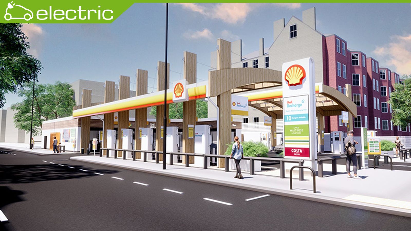 Αντικατέστησε πρατήριο καύσιμων με σημείο φόρτισης η Shell