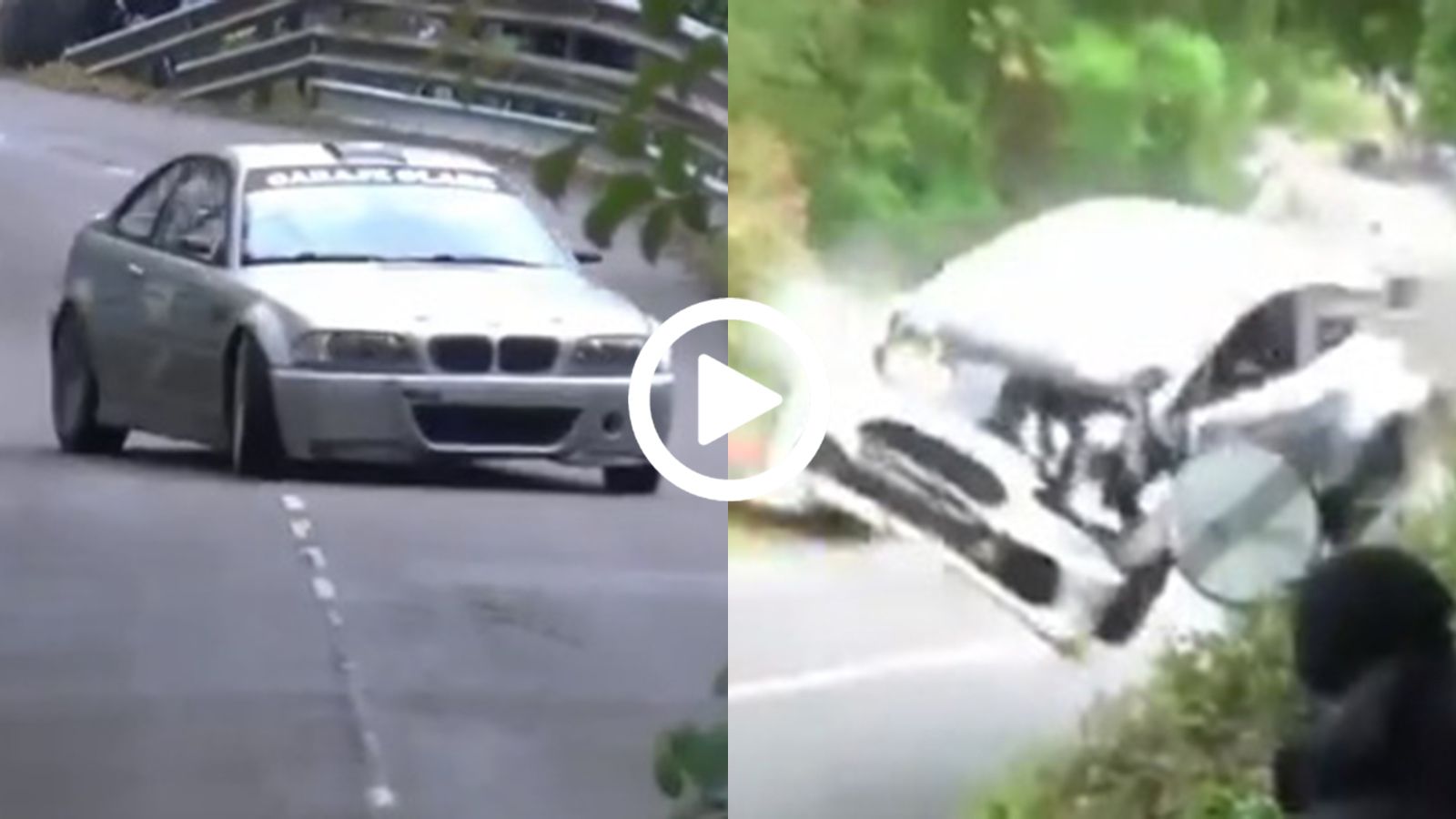 Η BMW σώθηκε, το Fiesta σμπαραλιάστηκε