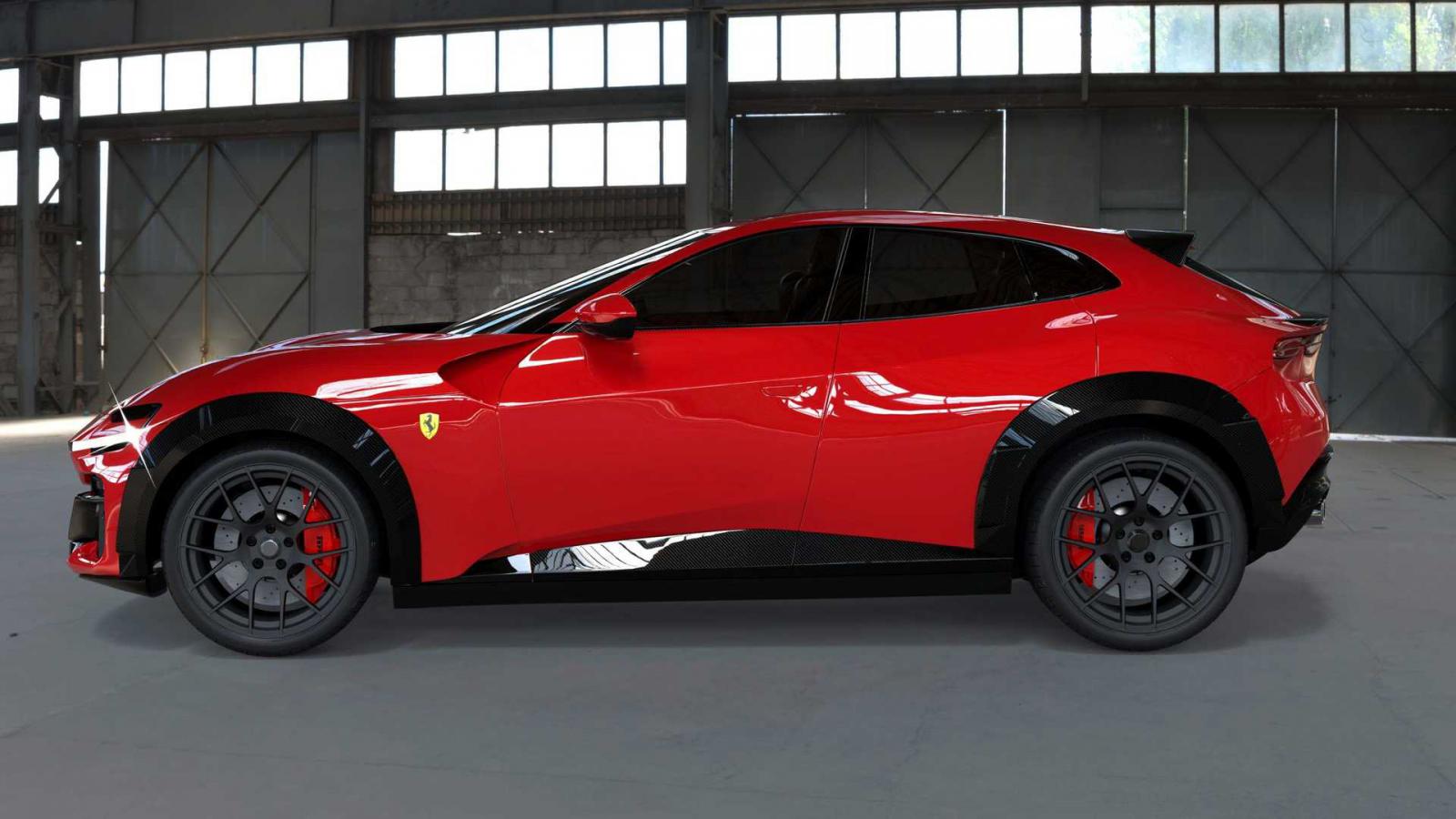 Βούτηξαν τη Ferrari Purosangue μέσα στα αναβολικά 