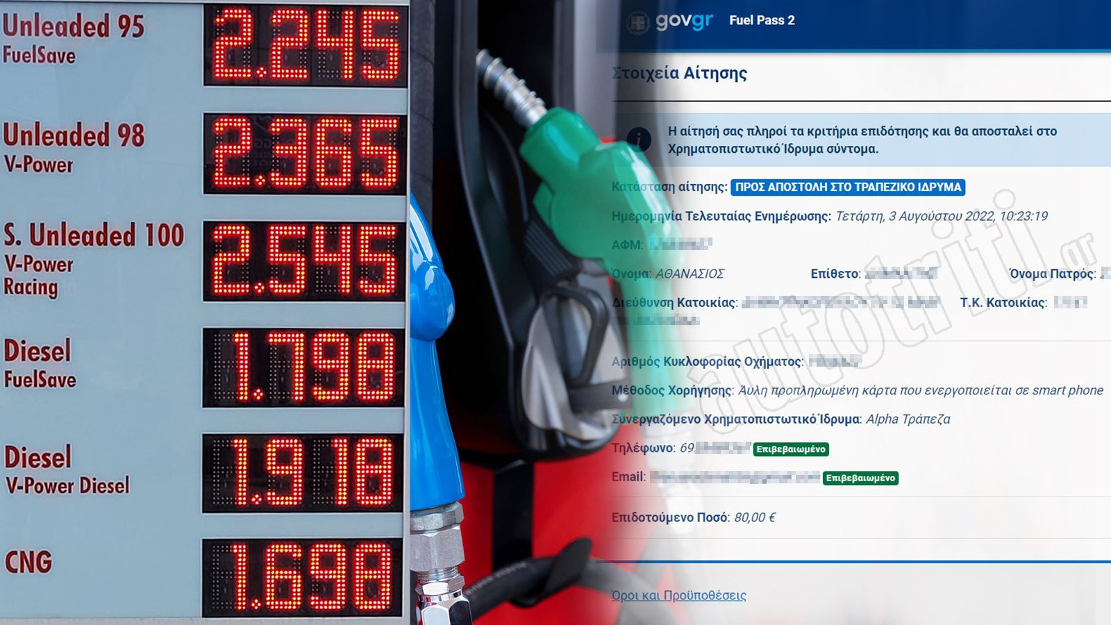 Fuel Pass 2: Ανοιχτή από σήμερα η πλατφόρμα για όλα τα ΑΦΜ