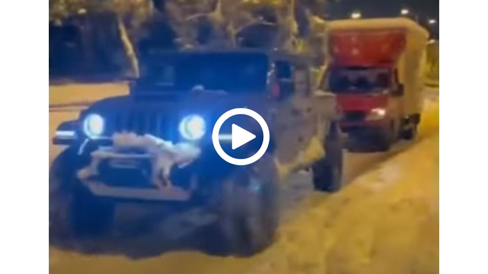Με Jeep Gladiator απεγκλώβιζε οδηγούς ο Μπουρούσης στην Αττική Οδό