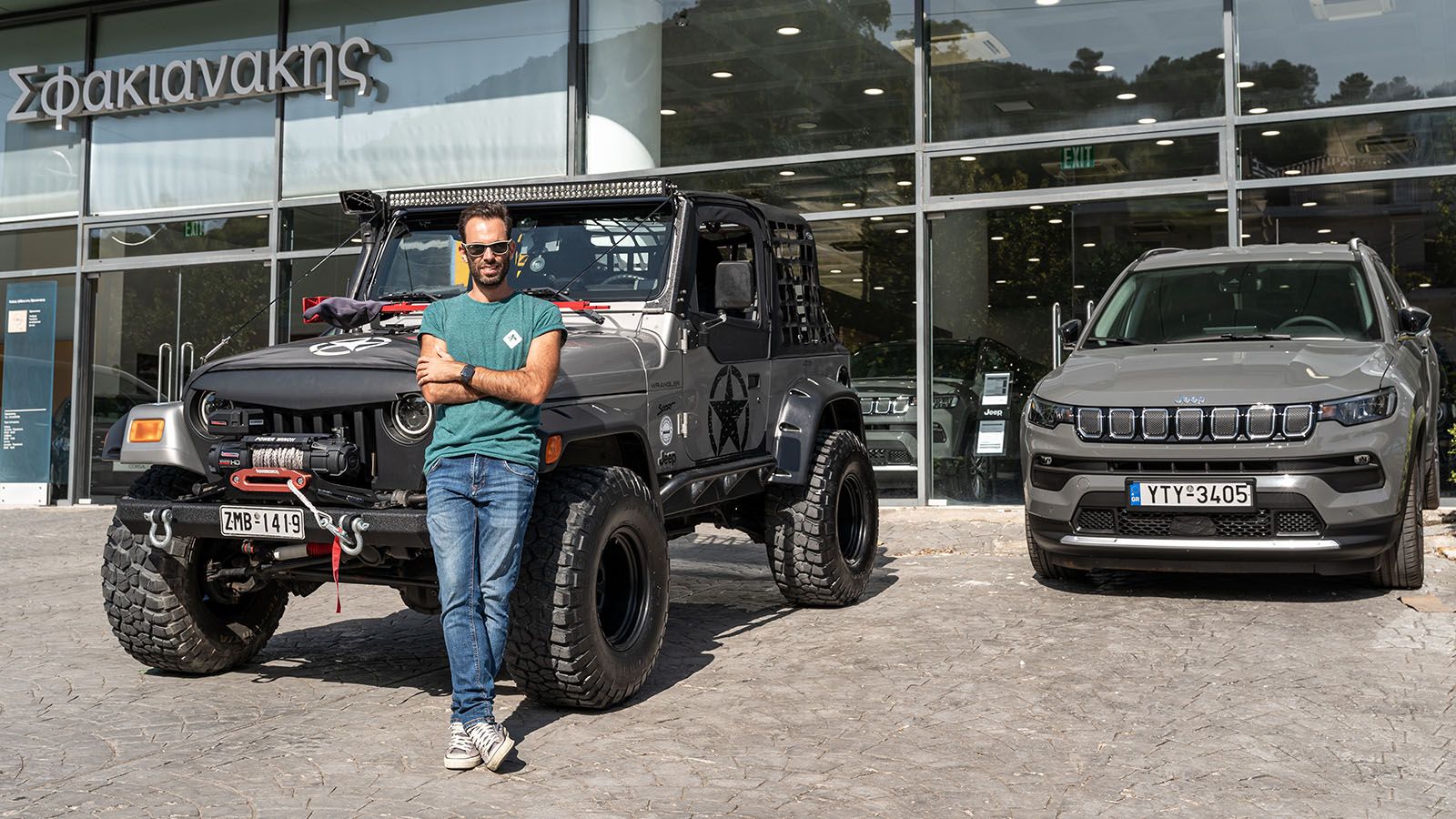 Ξεκίνησε το ταξίδι 2.500 χλμ. προς τη Σαχάρα με Jeep Wrangler TJ