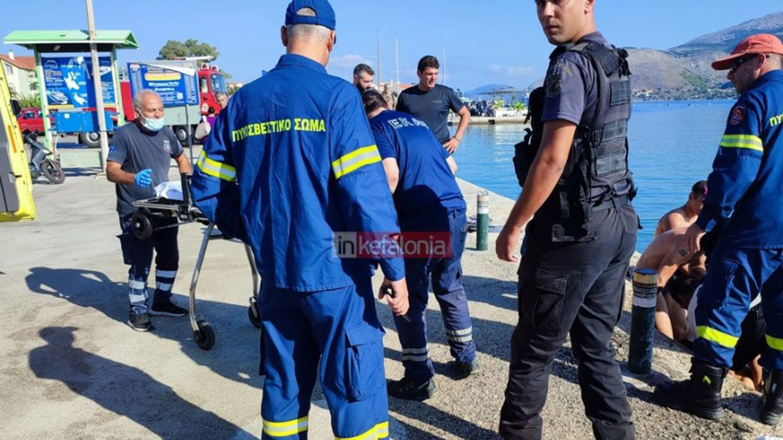 Νεκρός άνδρας στην Κεφαλλονιά που έπεσε με το ΙΧ στο λιμάνι