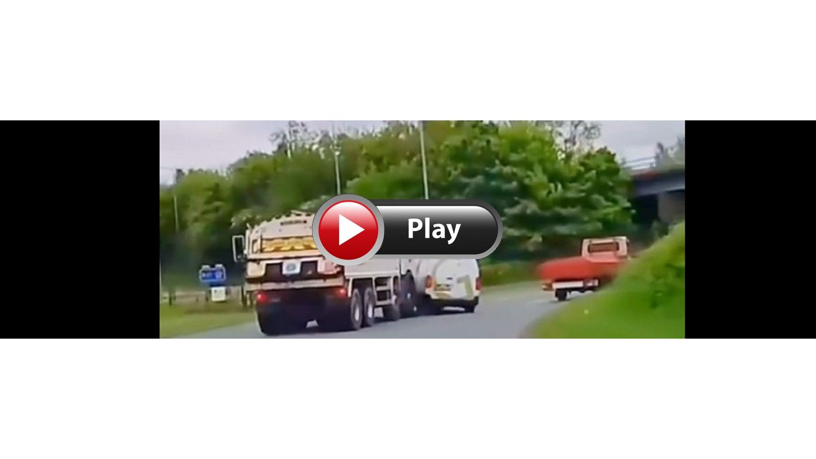 VIDEO: Ας μπω μπροστά από το φορτηγό. Τι μπορεί να πάει στραβά;