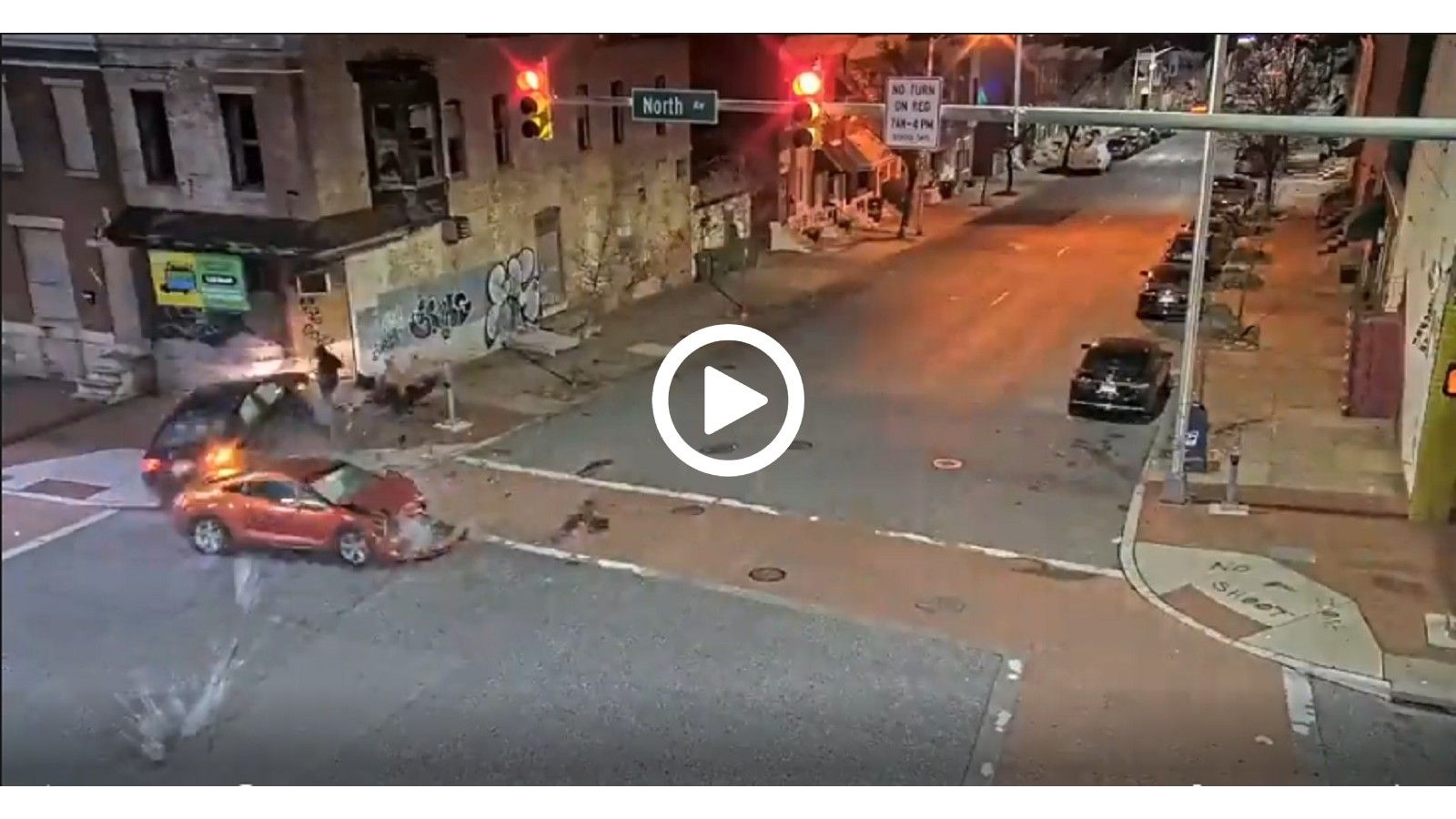 VIDEO: Σκληρή σκηνή: Περνά το κόκκινο με καταστροφικές συνέπειες