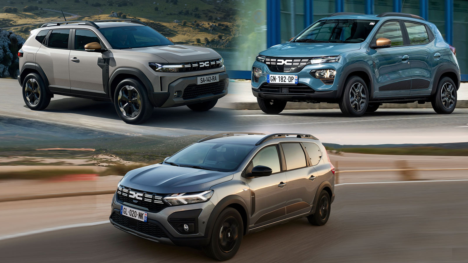 Το νέο Duster, το ανανεωμένο Spring και το υβριδικό Jogger είναι τα τρία Dacia που περιμένουμε το 2024.