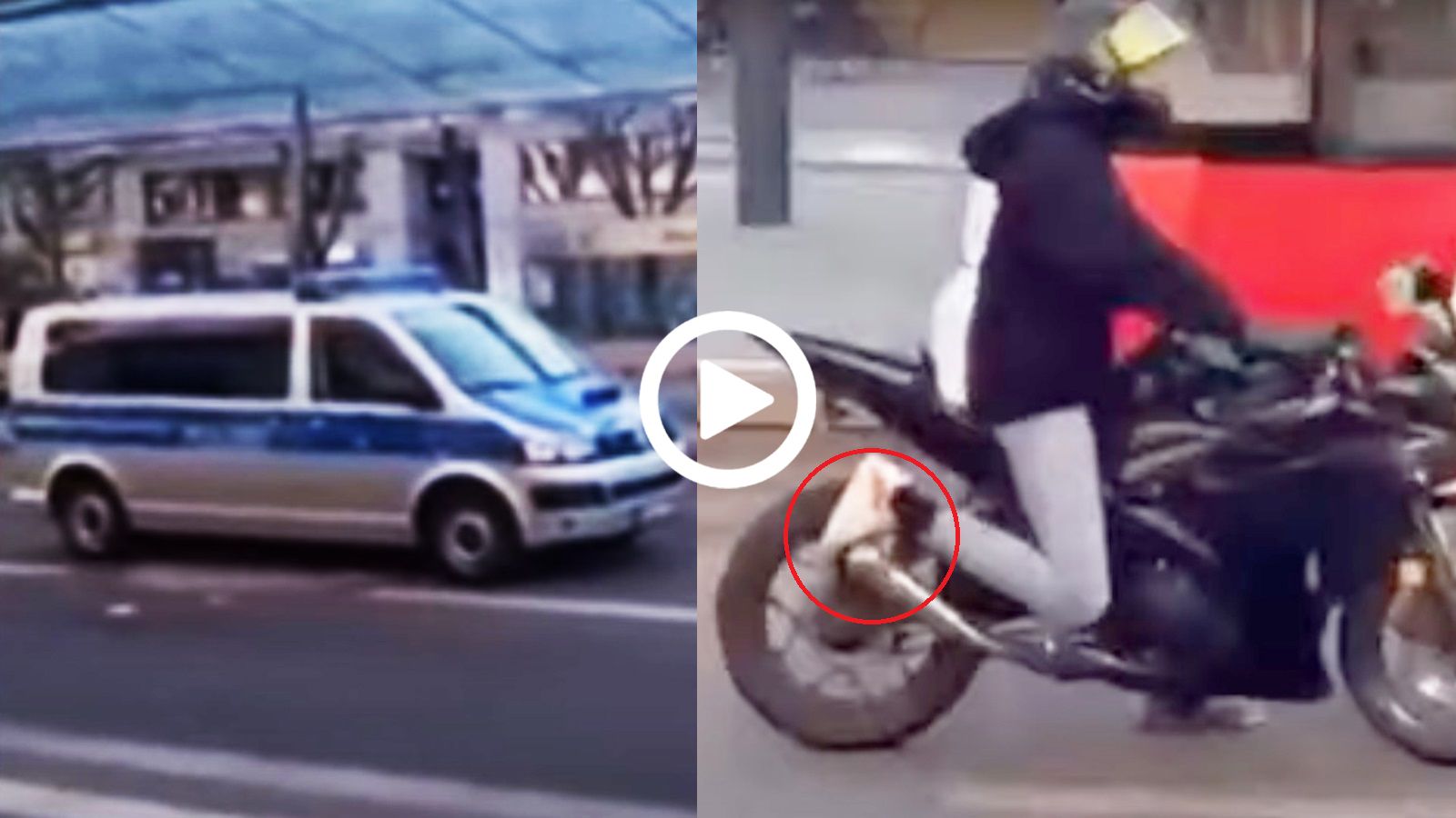 Όταν η εξάτμιση σπάει τύμπανα αλλά πίσω υπάρχουν αστυνόμοι 