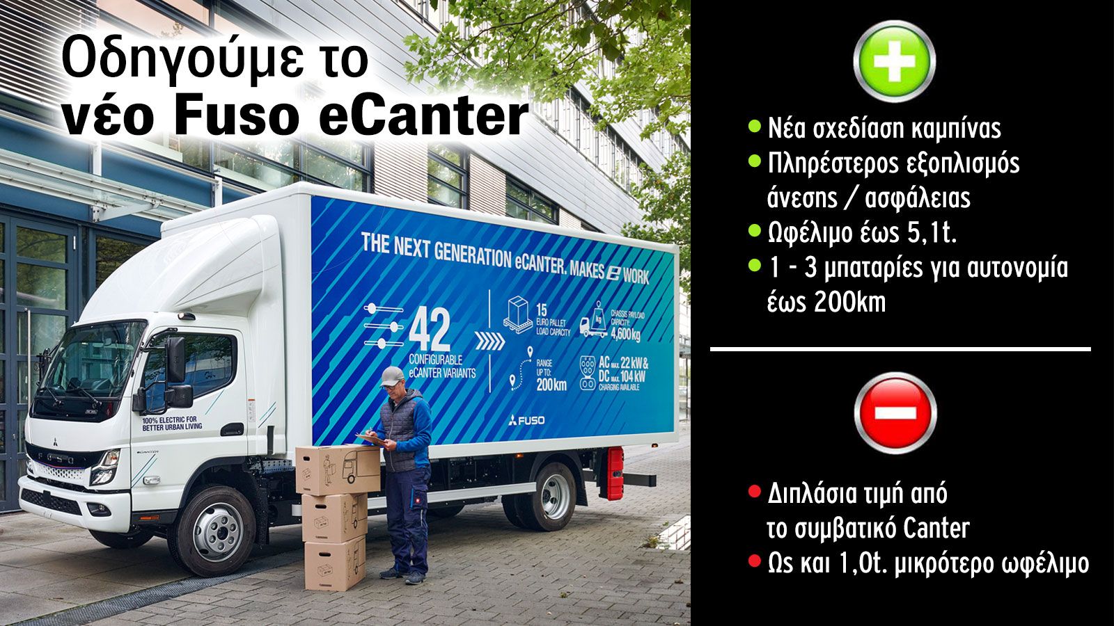 Πόσο αποδοτικό είναι το νέο Fuso eCanter;