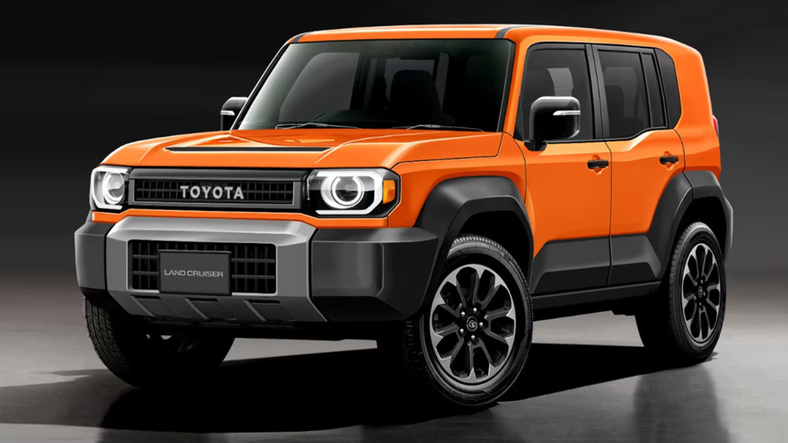 Το σχέδιο που δείχνει το μικρό Land Cruiser είναι ανεξάρτητο από την Toyota.