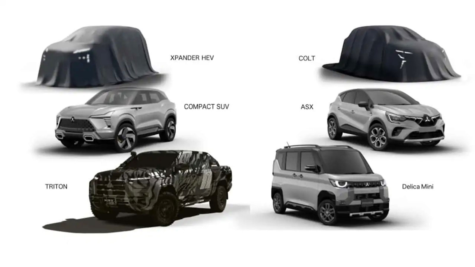 Η Mitsubishi έδειξε μονομιάς τα νέα της μοντέλα