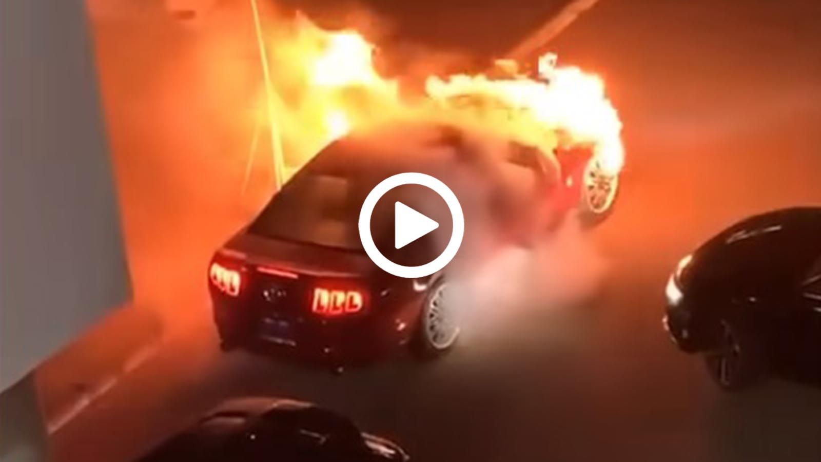 Ford Mustang κάηκε σαν τοστ στην τοστιέρα λόγω κακοποίησης