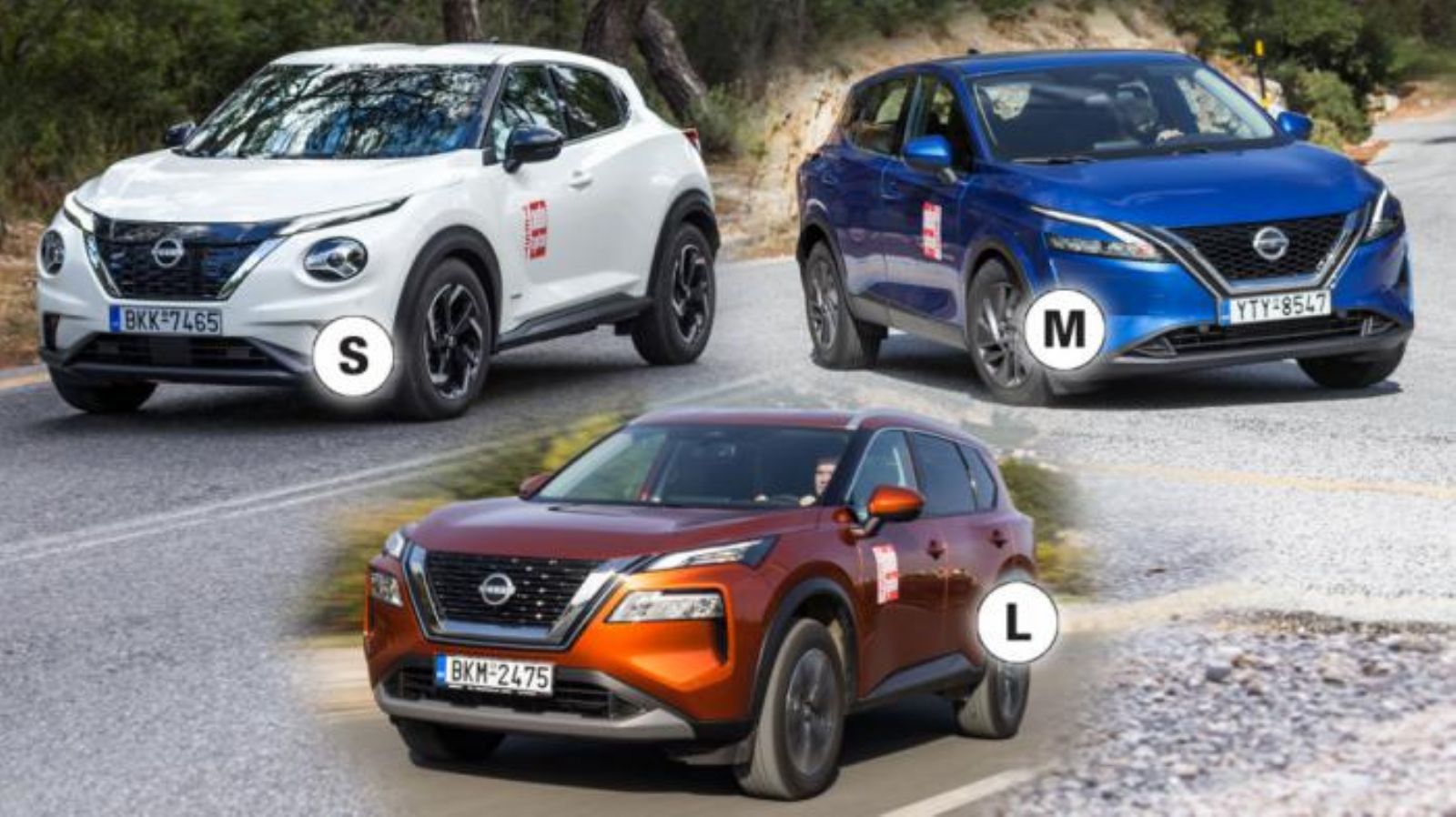 Ποιο είναι το καλύτερο SUV της Nissan; Juke, Qashqai ή X-Trail;