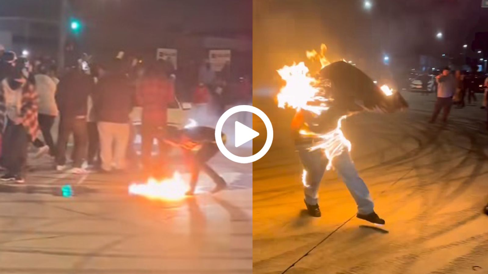 Απίστευτη ανοησία σε …ντριφτιές! Θεατής έγινε «φλαμπέ»