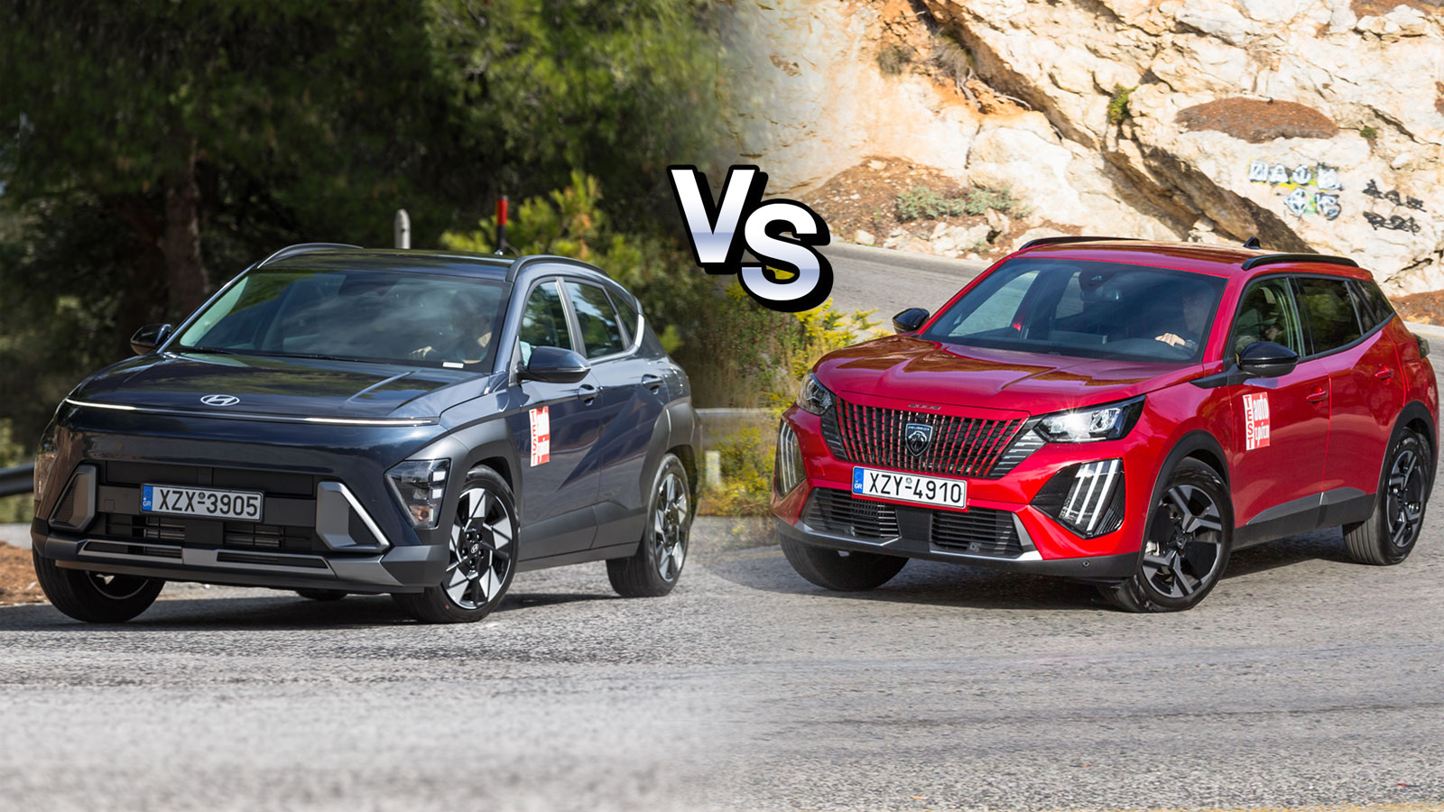 Γαλλικό ή κορεατικό SUV; Ανανεωμένο Peugeot 2008 ή νέο Hyundai Kona;