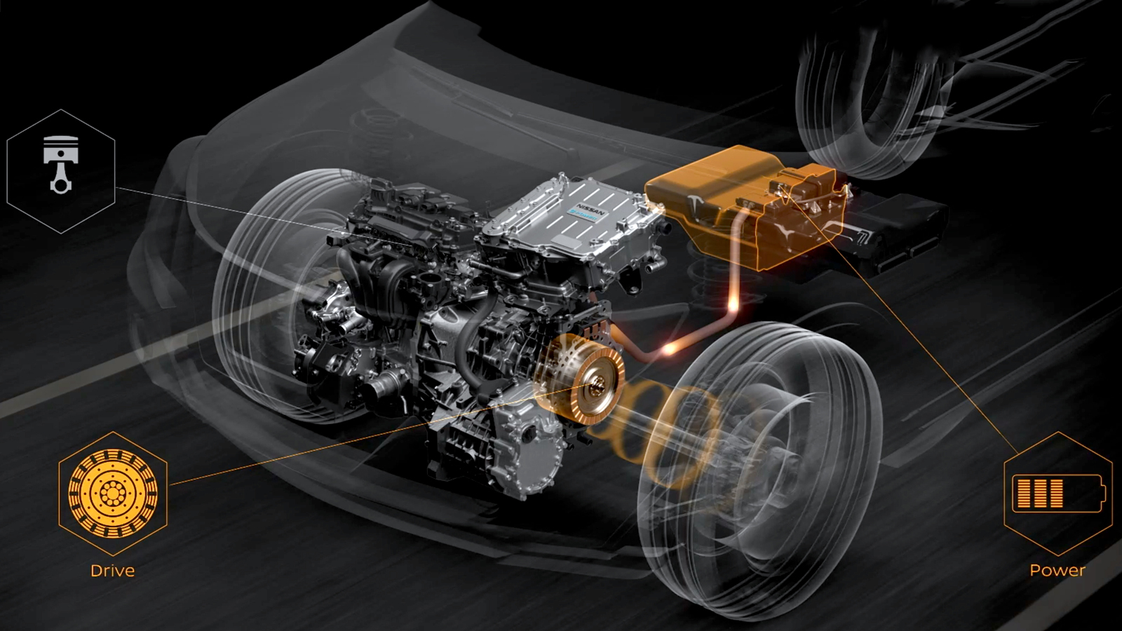 Χάρη στην τεχνολογία Linear Tune από τη Nissan το αυτοκίνητο αντιλαμβάνεται μόνο του πότε πρέπει να ανεβάσει τις στροφές λειτουργίας του θερμικού μοτέ