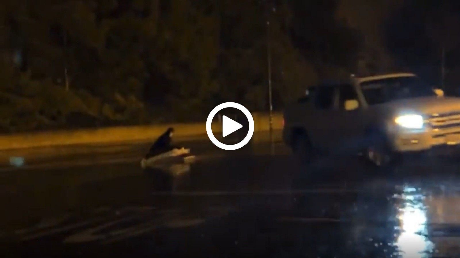 VIDEO: Έλκηθρο στη βροχή; Γίνεται!
