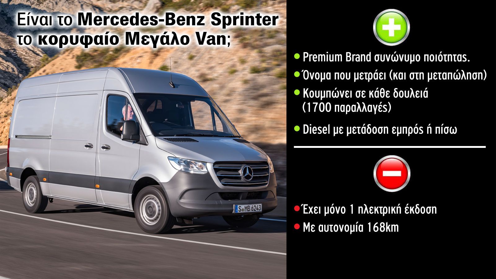 Sprinter: Πού... σπριντάρει το Μεγάλο Van της Mercedes-Benz;