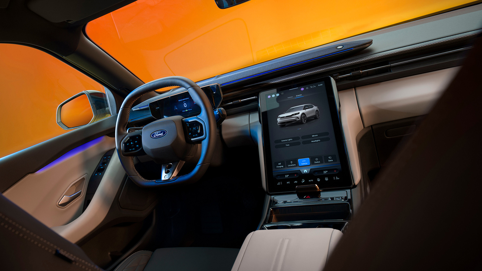 To εσωτερικό και ο εξοπλισμός του νέου Ford Capri