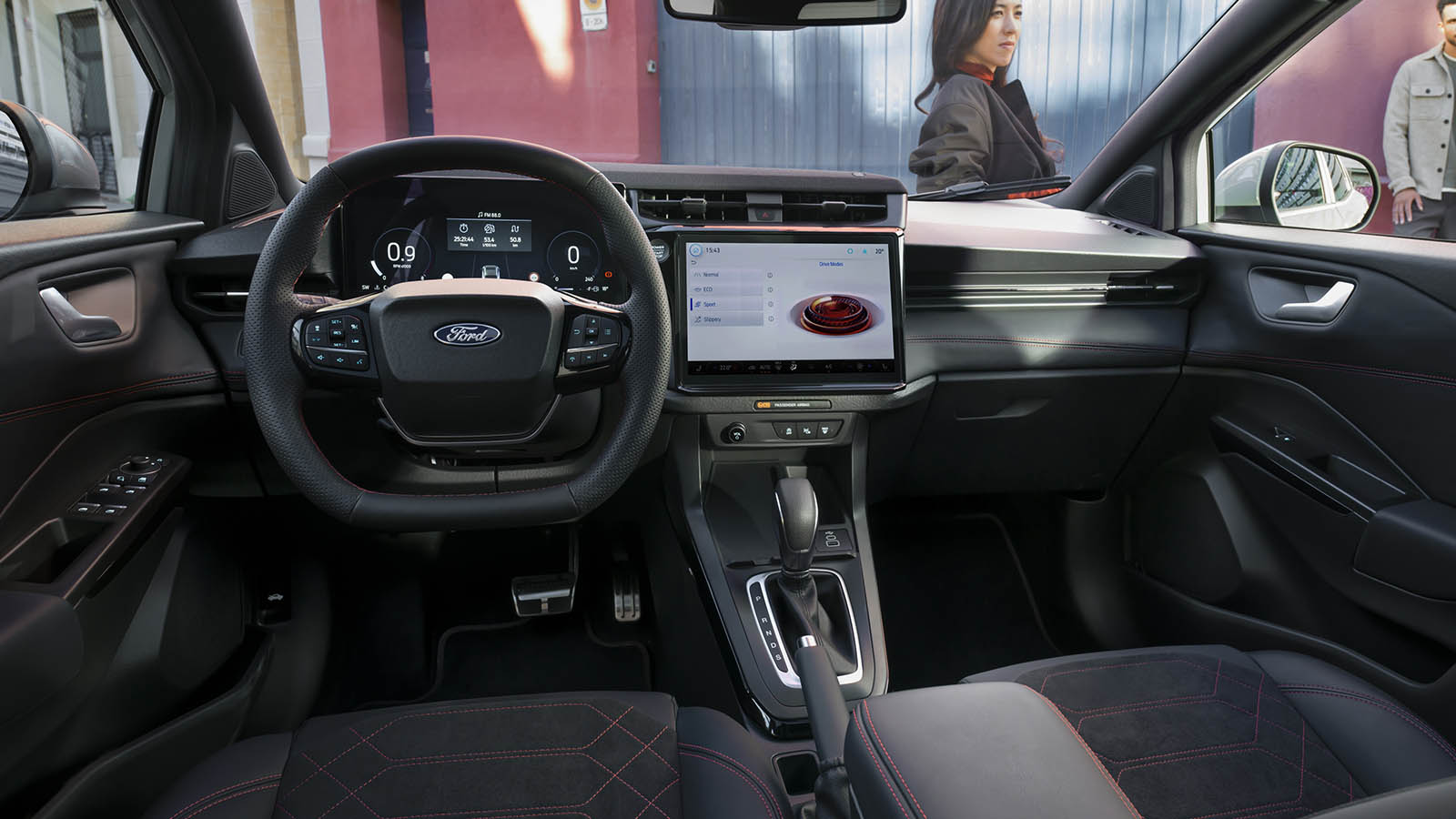 Η καμπίνα του ανανεωμένου Ford Puma.