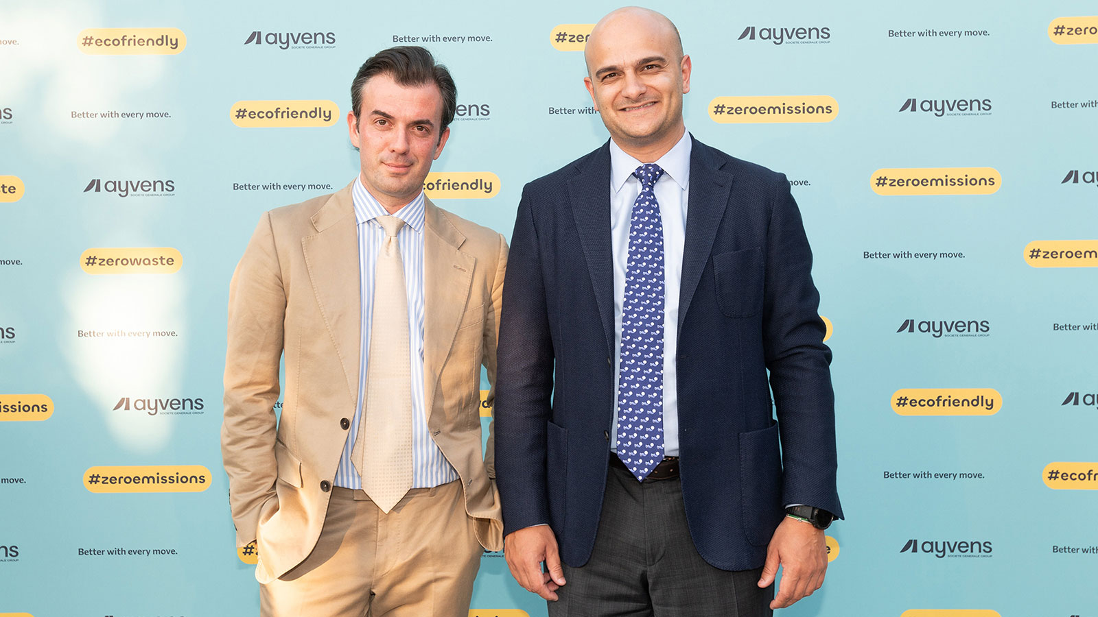 Γιάννος Ζαφείρης, Marketing & Communications Director της Ayvens και Γιάννης Ξιφαράς, Γενικός Γραμματέας Μεταφορών