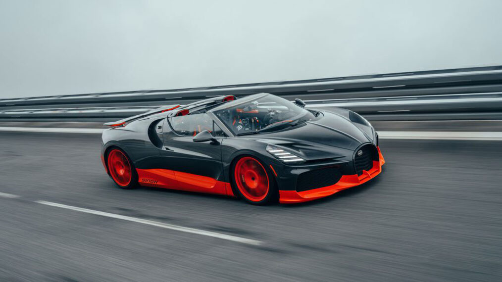 Νέο ρεκόρ ταχύτητας από τη Bugatti Mistral cabrio των 1.600 PS (+vid)