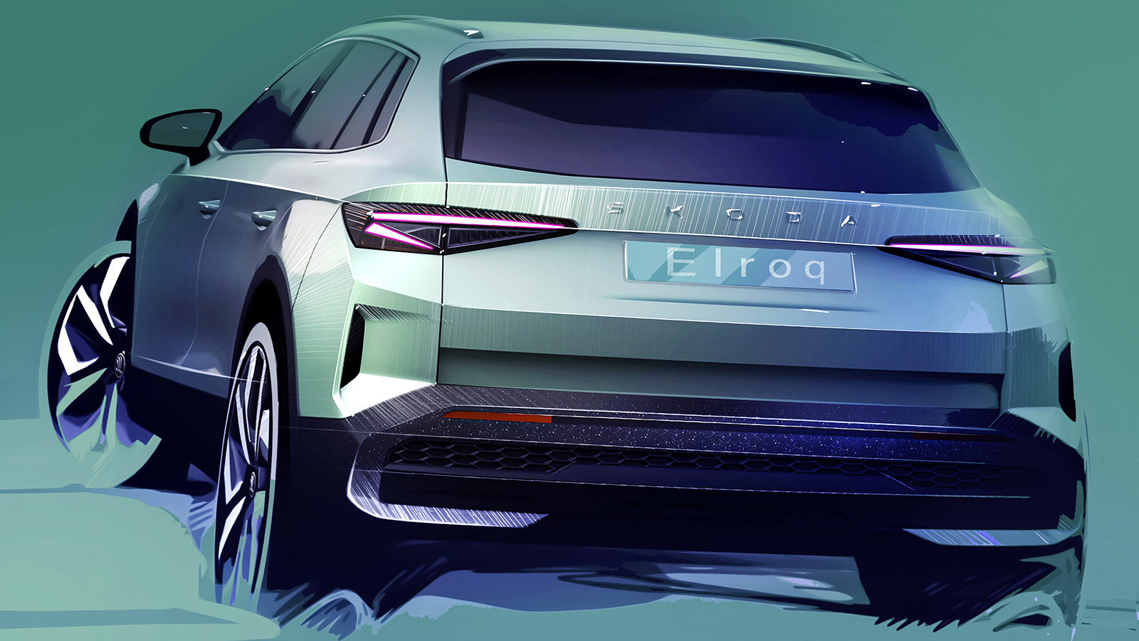 Αποκαλύφθηκαν τα επίσημα σκίτσα του νέου Skoda Elroq