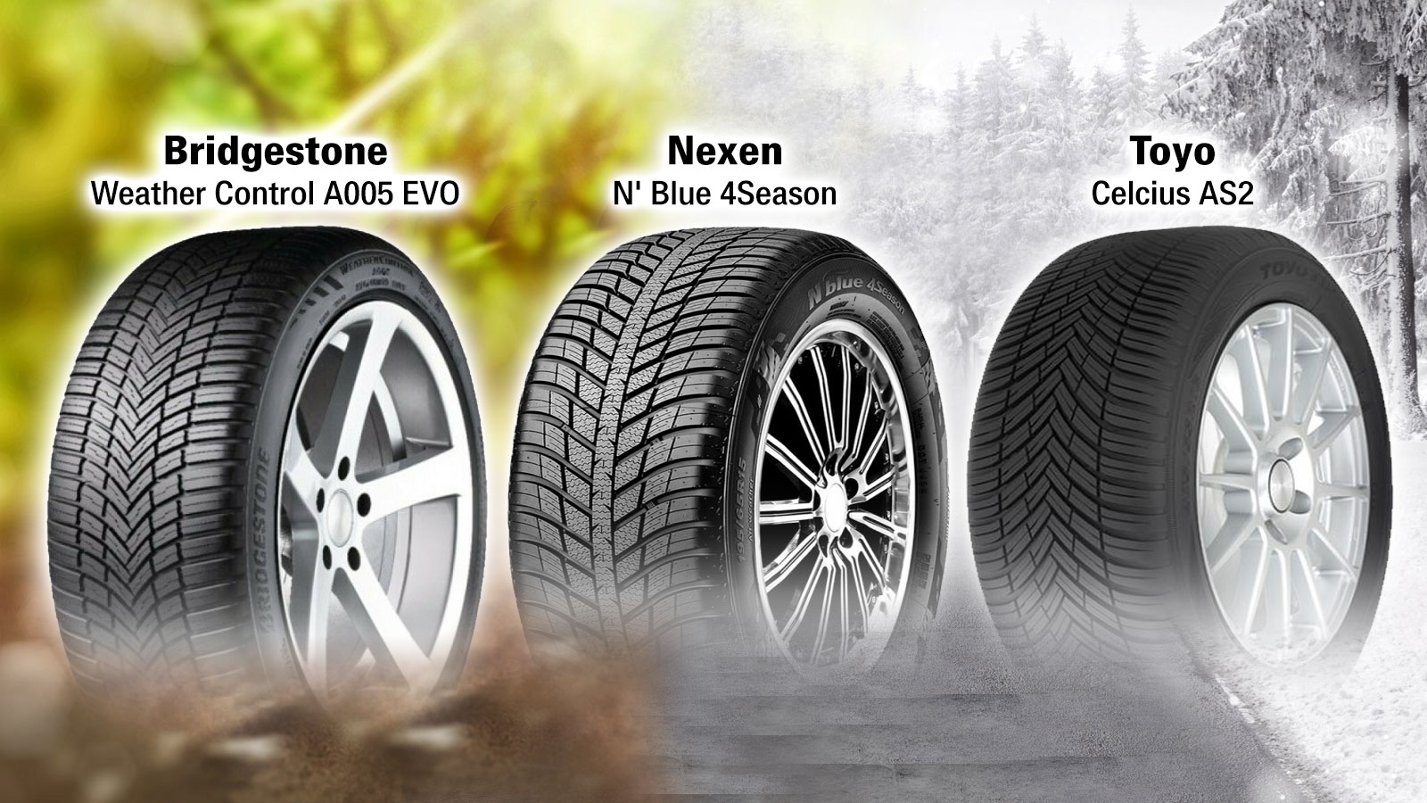 Τρία all season λάστιχα από 85 ευρώ: Bridgestone, Nexen και Toyo