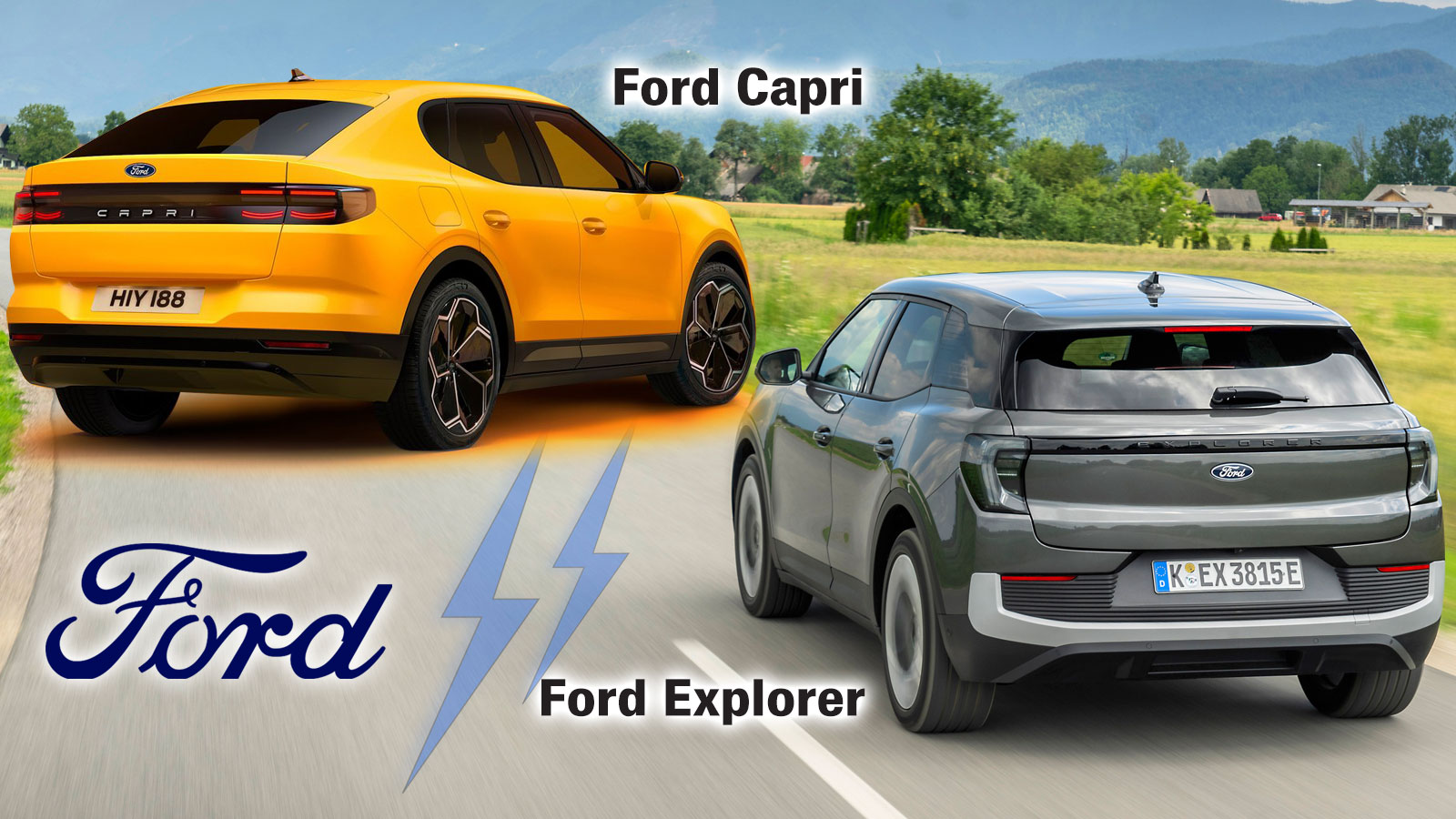 Ford Explorer & Capri: Στην Ελλάδα με τη «βασική» μπαταρία και 170 PS