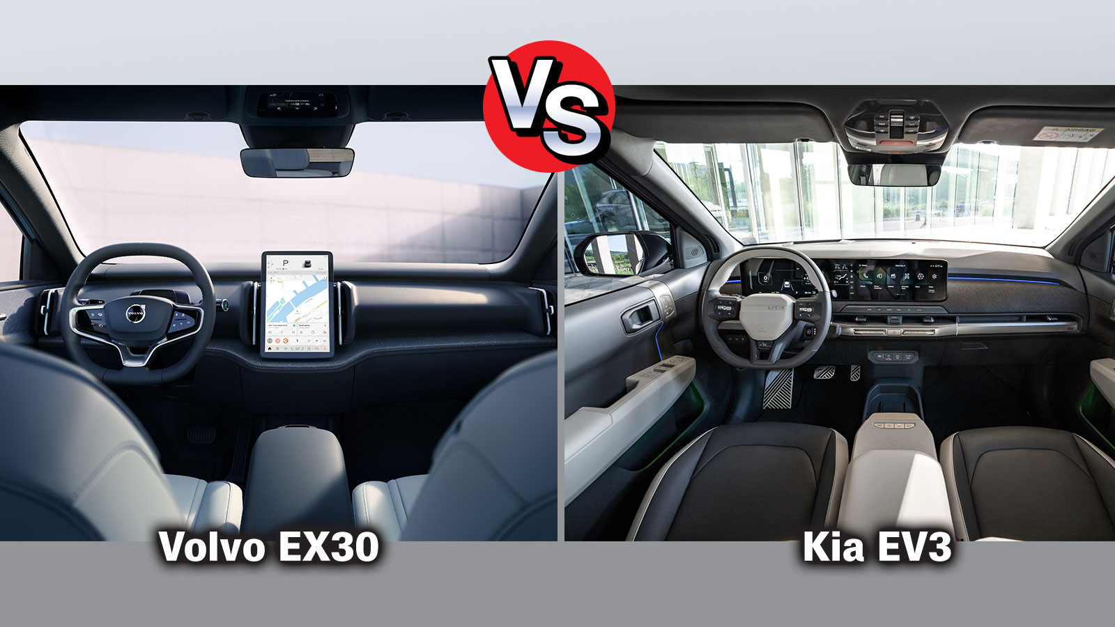 Ηλεκτρικά SUVάκια (με leasing): Το Kia EV3 απέναντι στο Volvo EX30