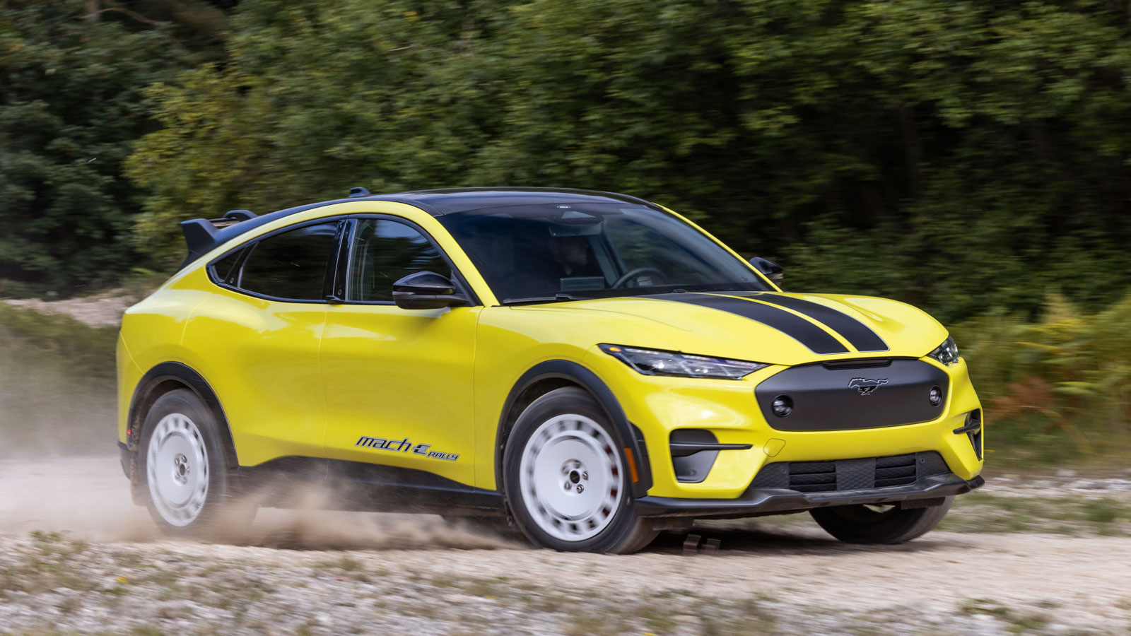 Για να δημιουργηθεί η Mustang Mach-E GT Rally το μοντέλο υποβλήθηκε σε απαιτητικές δοκιμασίες υπέβαλλαν έπειτα τη Mustang Mach-E σε σκληρές δοκιμασίες