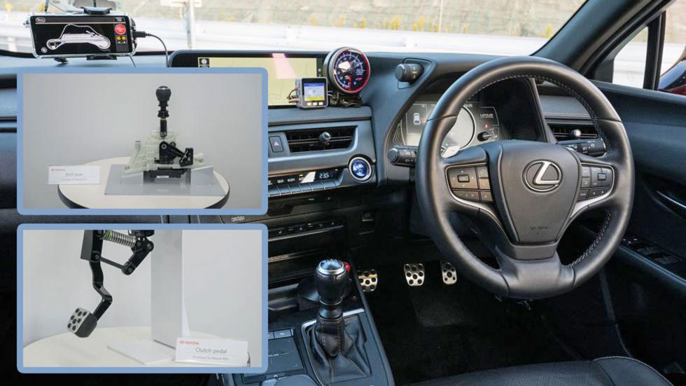 Σε σχέση με το κλασικό UX 300e, στο πρωτότυπο προστέθηκαν κουμπί «engine start», συμπλέκτης με ισχυρό ελατήριο επαναφοράς για όσο το δυνατόν πιο φυσικ