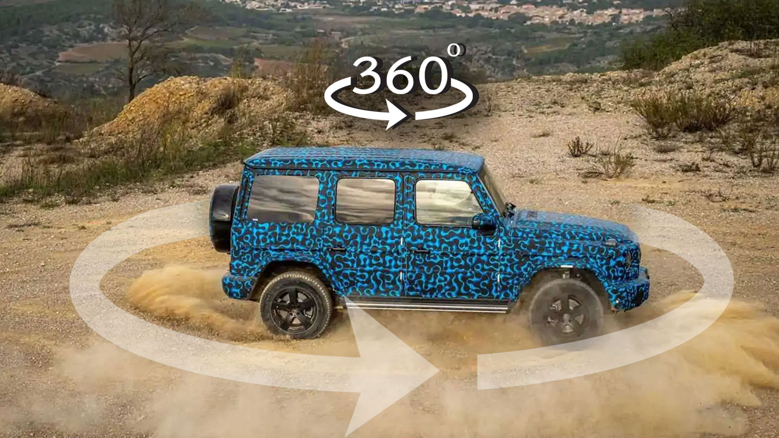 Ηλεκτρική Mercedes EQG: Σπινιάρει στις 360 μοίρες, σαν... τανκ! [vids]