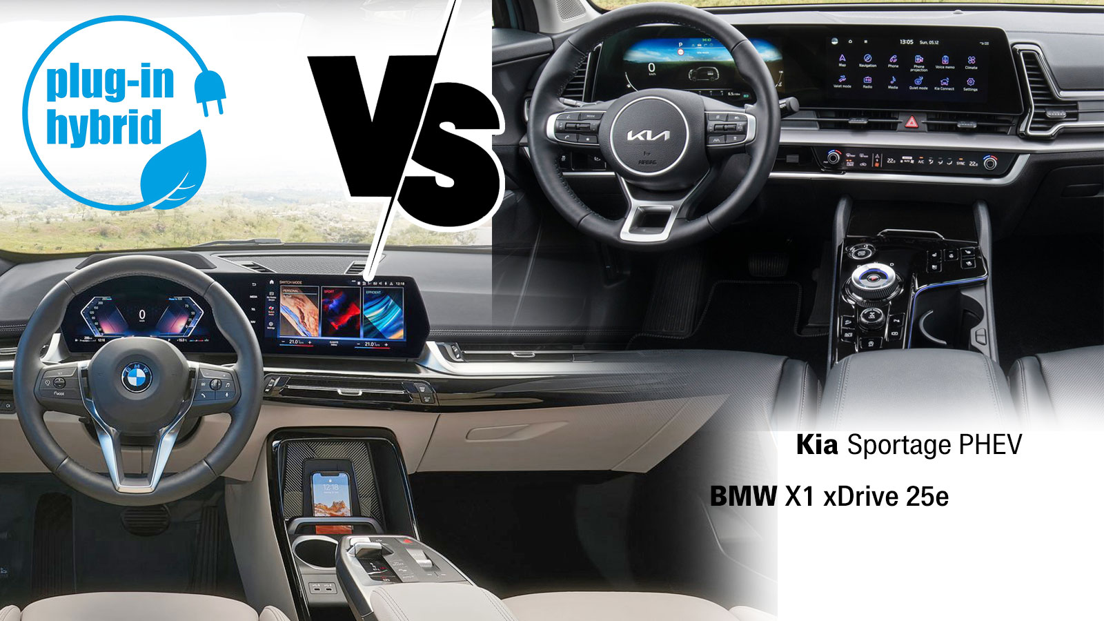 Plug-in hybrid με 245 άλογα: BMW X1 ή Kia Sportage;