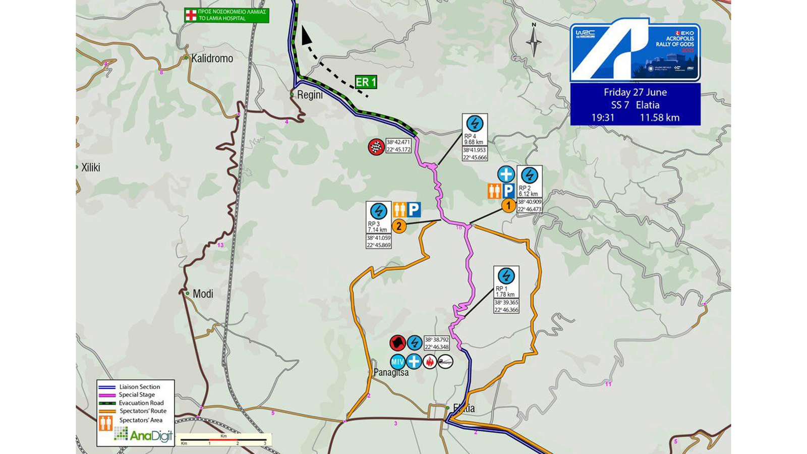 ΕΚΟ Ράλλυ Ακρόπολις 2025: Αναλυτικός οδηγός για τους θεατές
