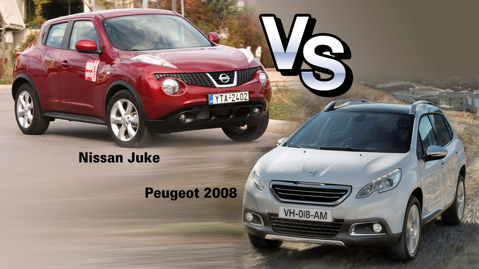 Συγκριτικό μεταχειρισμένων: Nissan Juke VS Peugeot 2008