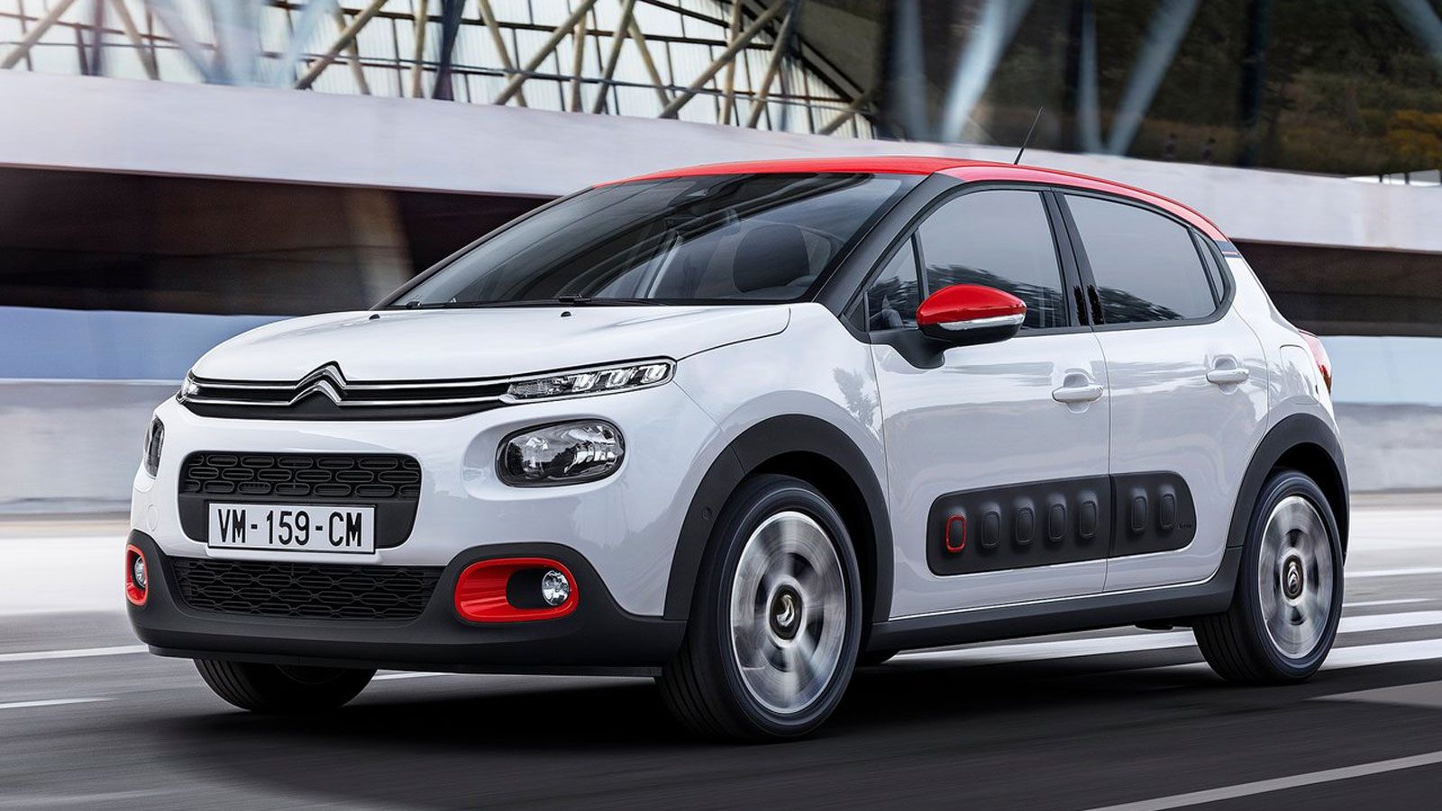 Citroen C3 από εμπρός, αριστερή γωνία